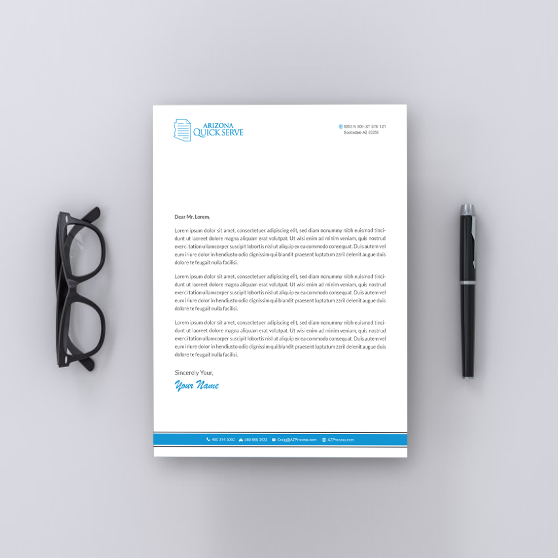 Letterhead Design by Infinitive Technology for this project | Design #23499621