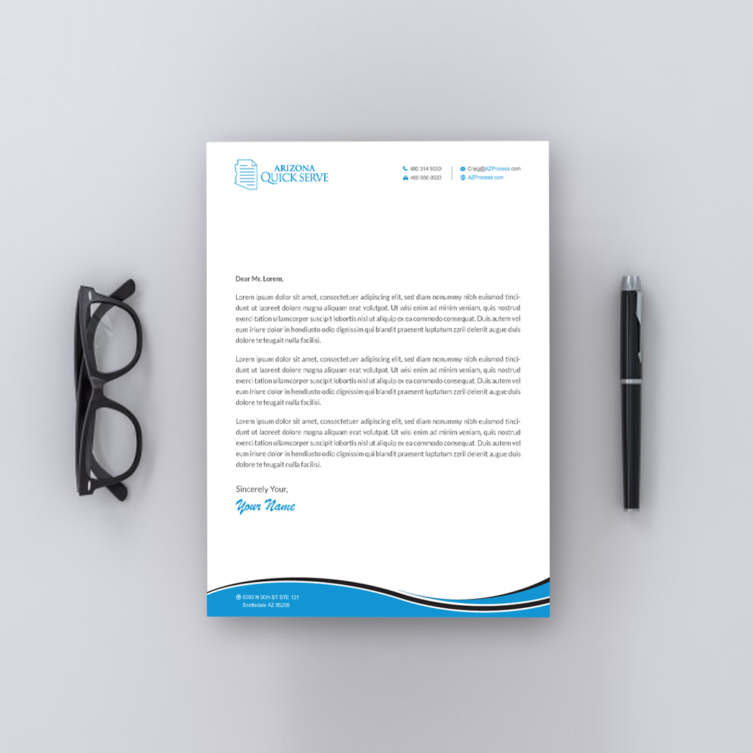 Letterhead Design by Infinitive Technology for this project | Design #23499625