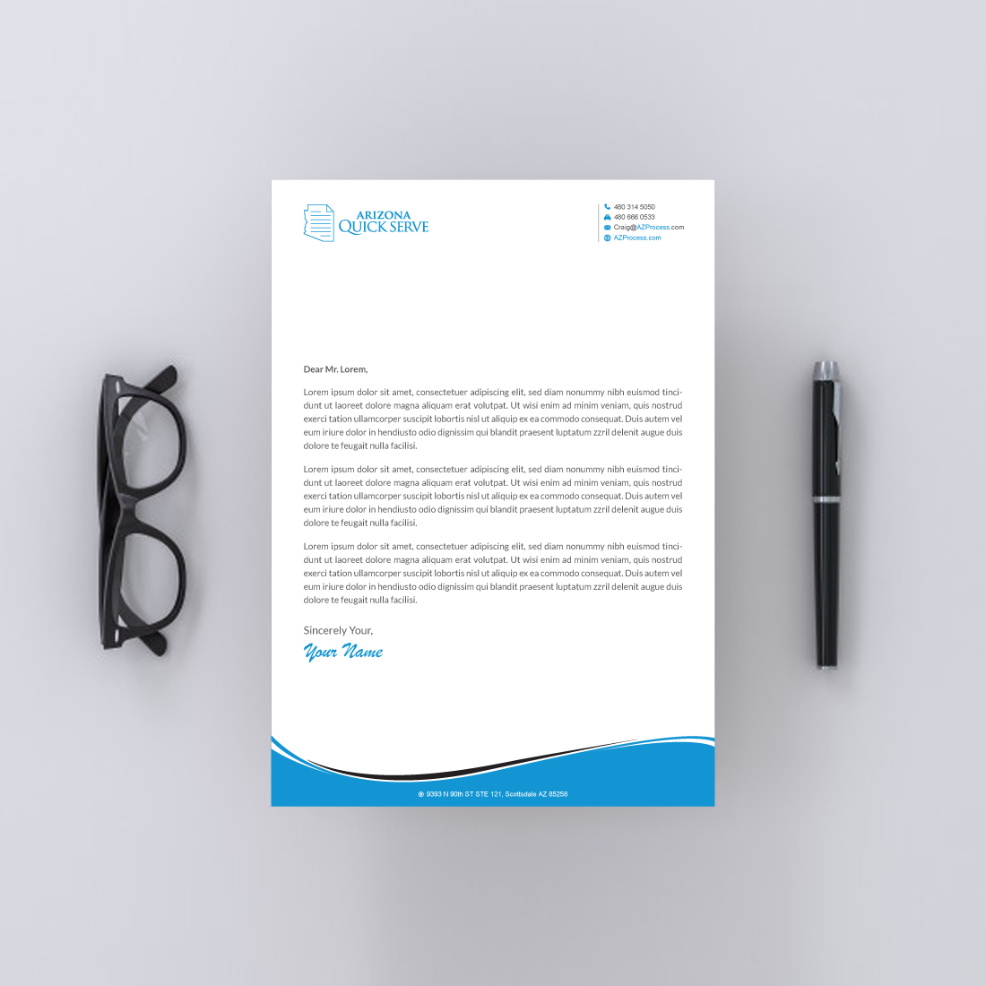 Letterhead Design by Infinitive Technology for this project | Design #23499705