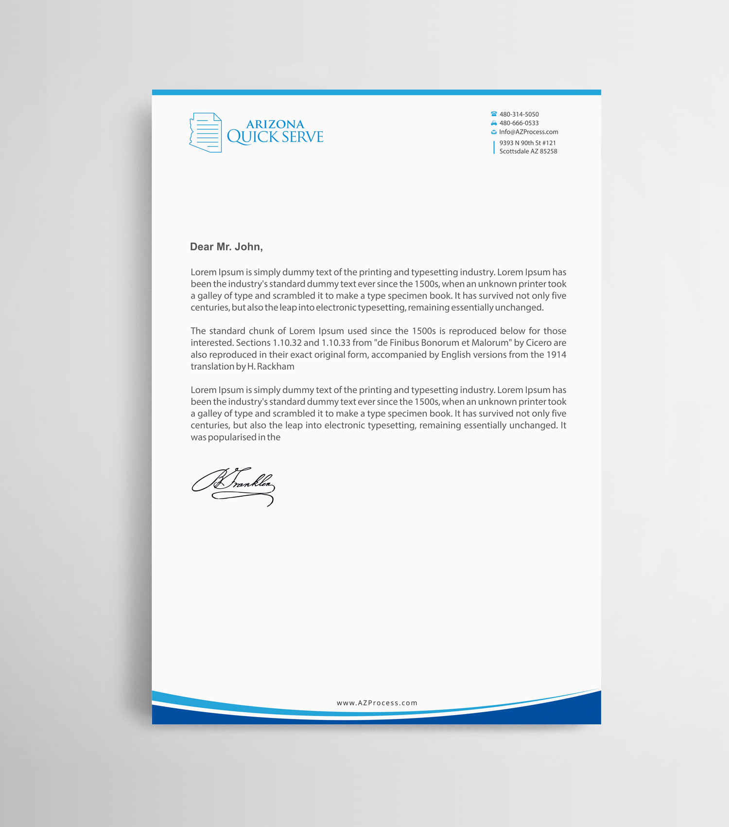 Letterhead Design by Infinitive Technology for this project | Design #23499885