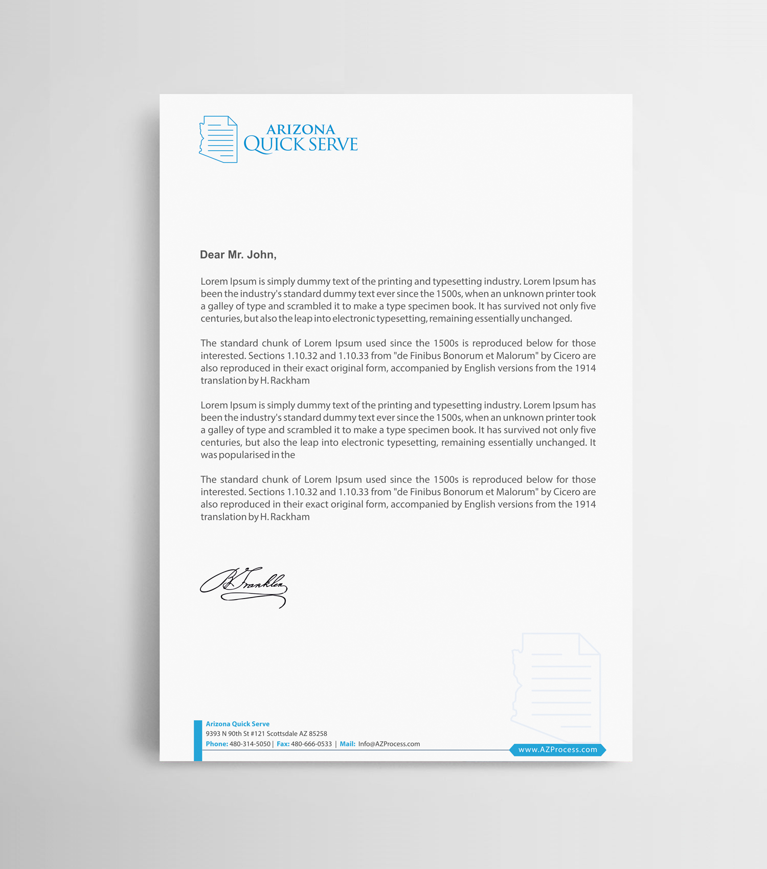 Letterhead Design by Infinitive Technology for this project | Design #23499887