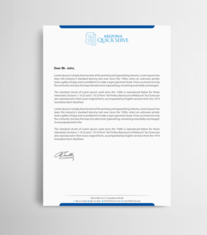 Letterhead Design by Infinitive Technology for this project | Design: #23499896