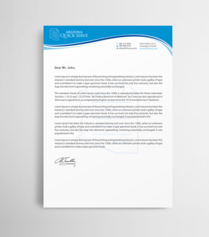 Letterhead Design by Infinitive Technology for this project | Design: #23499901