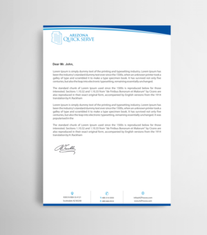 Letterhead Design by Infinitive Technology for this project | Design: #23499928