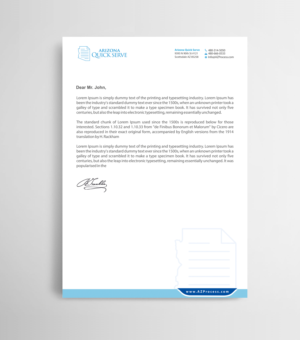 Letterhead Design by Infinitive Technology for this project | Design: #23500552