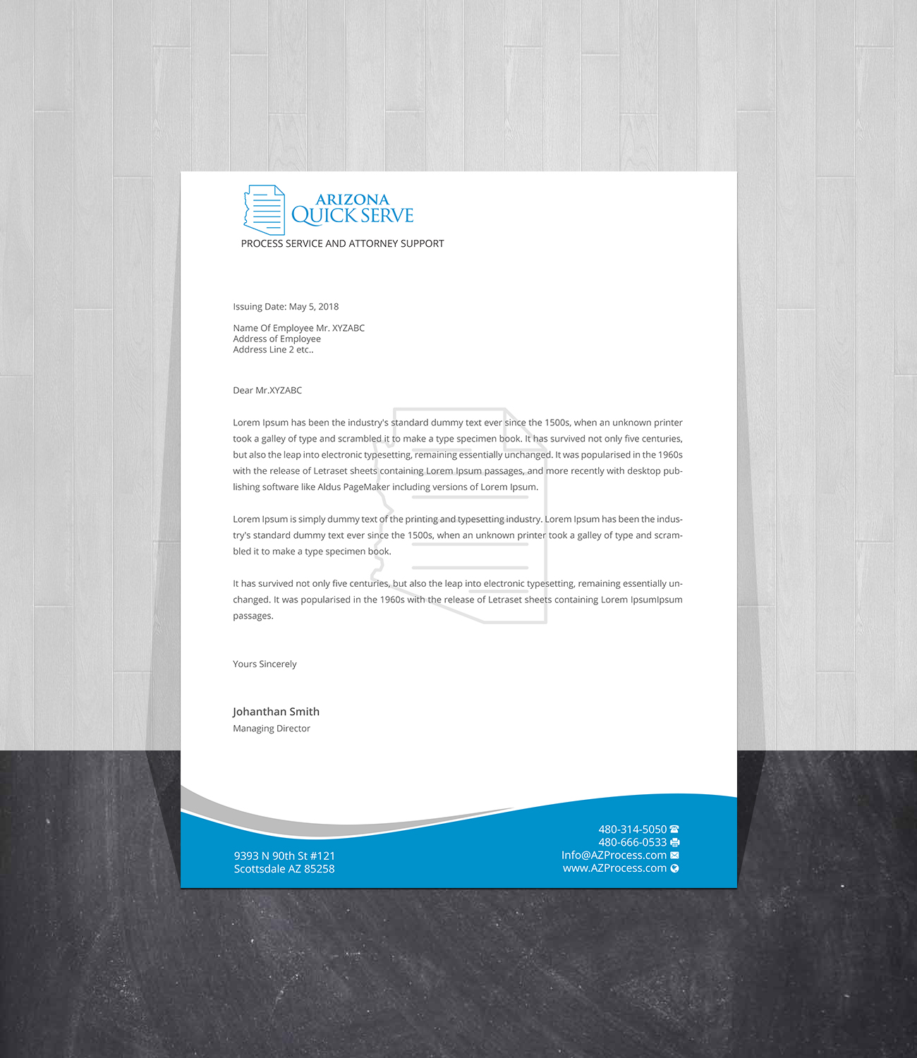 Letterhead Design by Creations Box 2015 for this project | Design #23501198