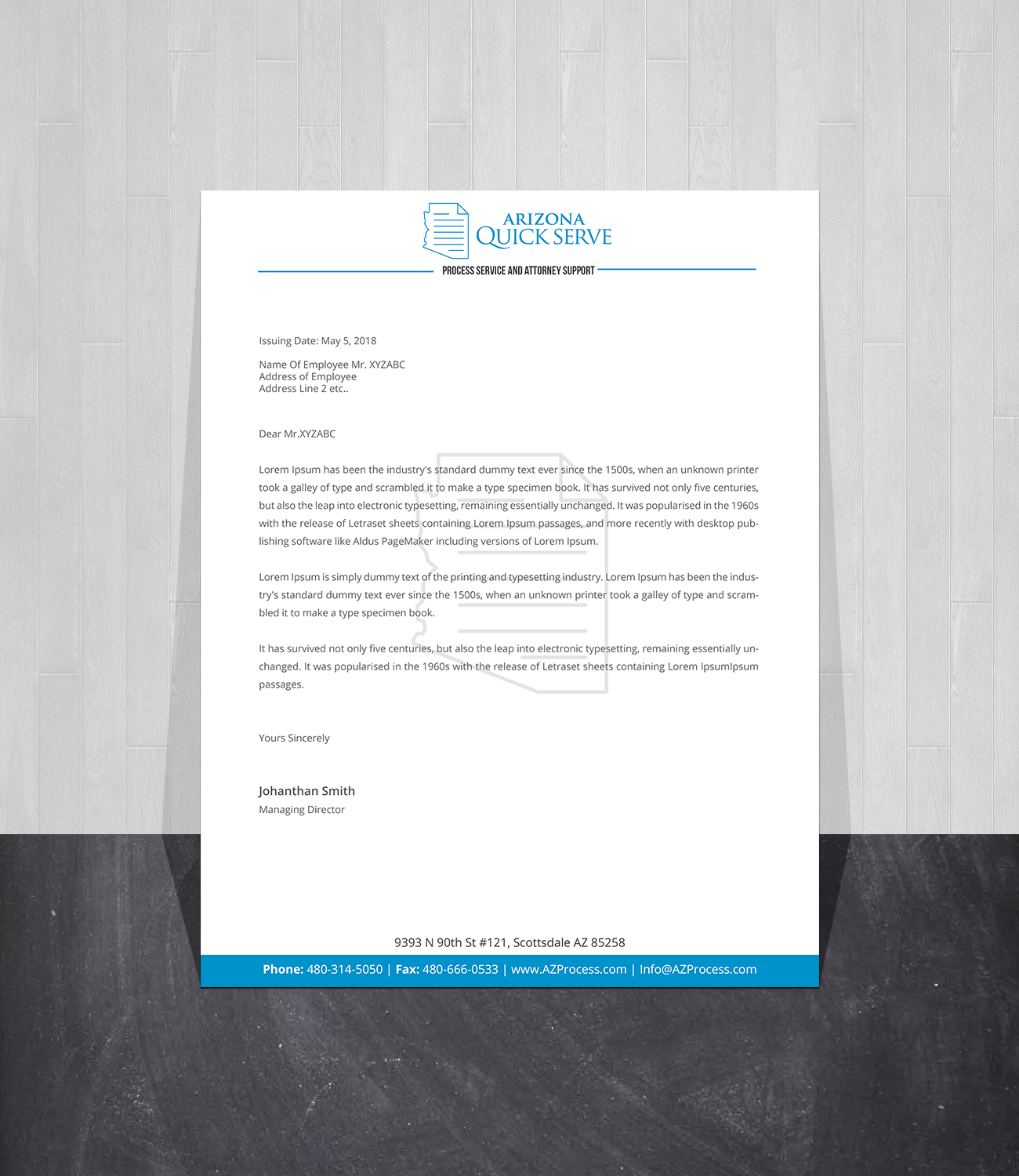 Letterhead Design by Creations Box 2015 for this project | Design #23501200