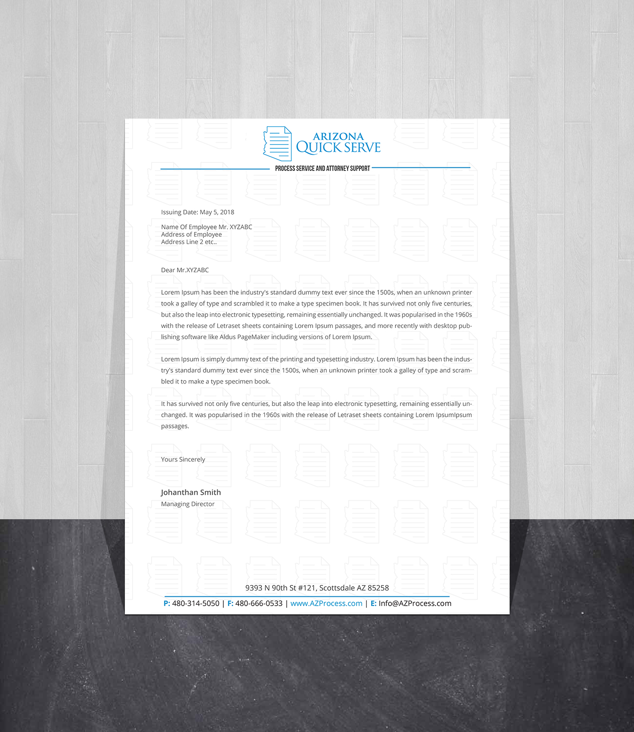 Letterhead Design by Creations Box 2015 for this project | Design #23501205