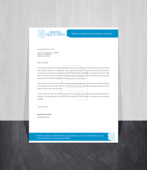 Letterhead Design by Creations Box 2015 for this project | Design #23502644