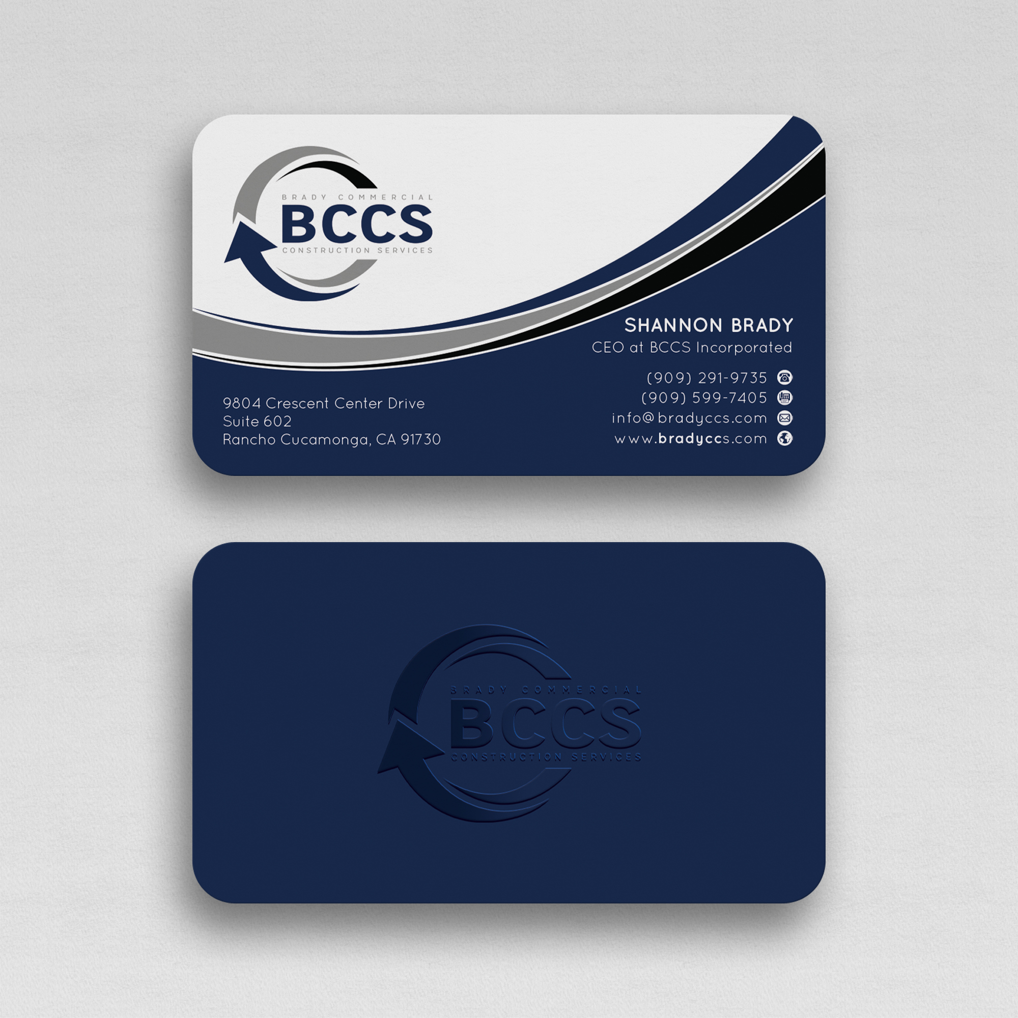 Business Card Design by WebixBD for Brady Commercial Construction Services | Design #23501704