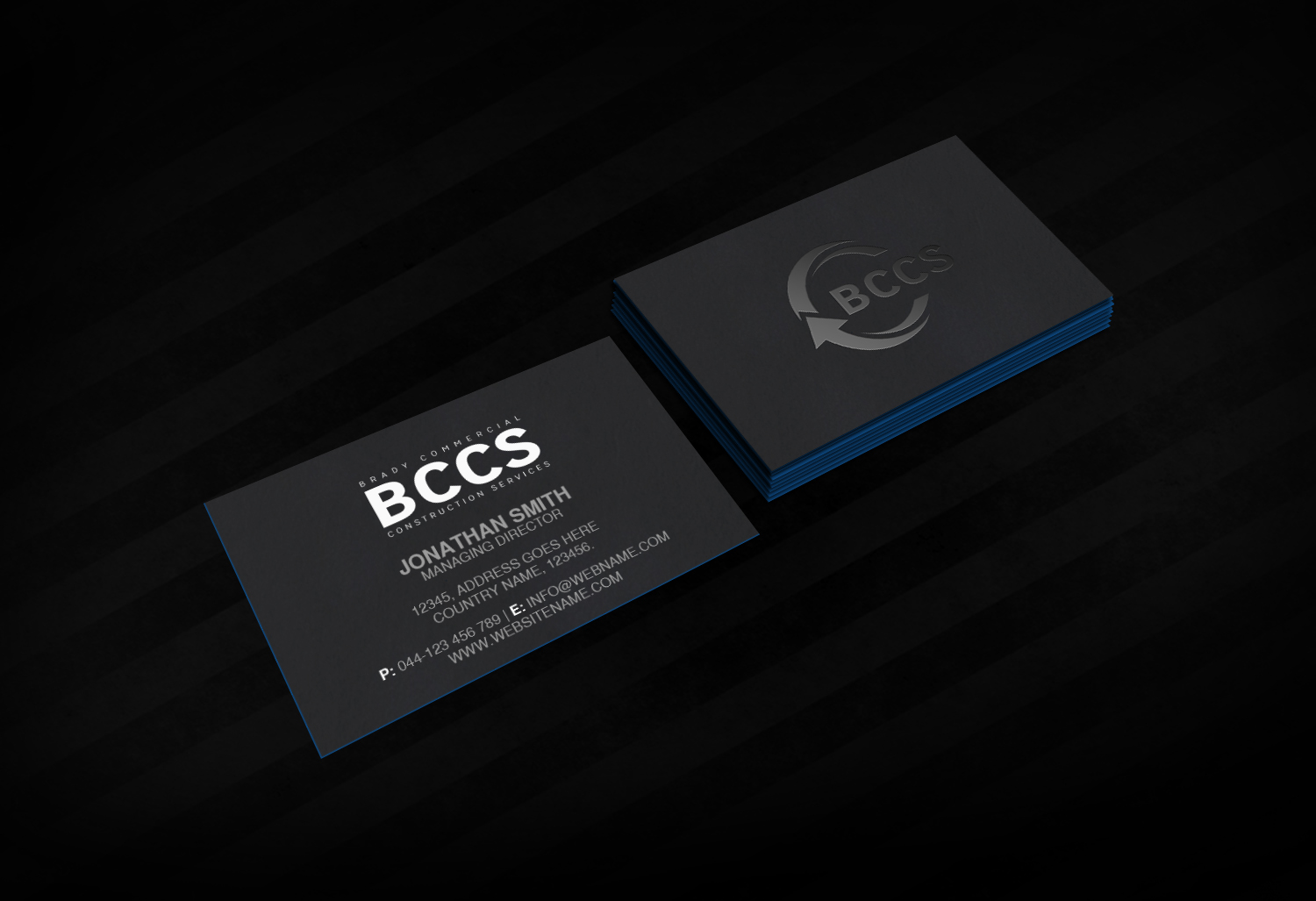 Business Card Design by Creations Box 2015 for Brady Commercial Construction Services | Design #23508796