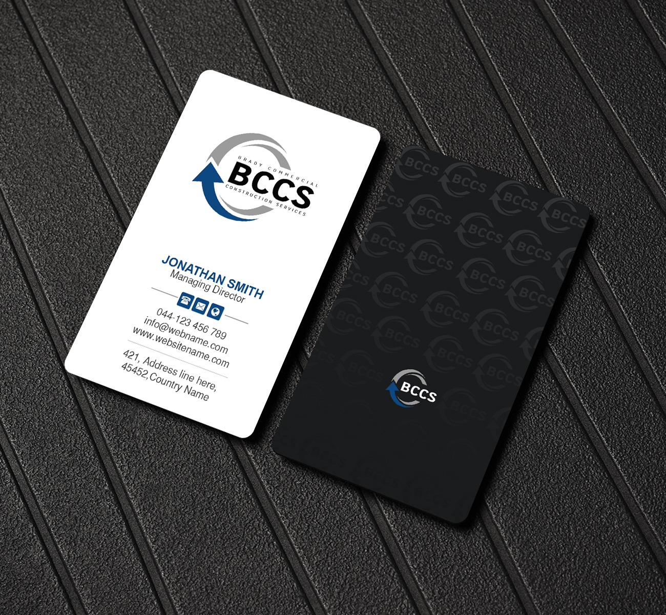 Business Card Design by Creations Box 2015 for Brady Commercial Construction Services | Design #23508805