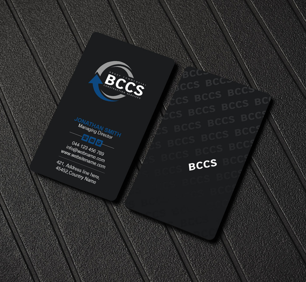 Business Card Design by Creations Box 2015 for Brady Commercial Construction Services | Design #23508807