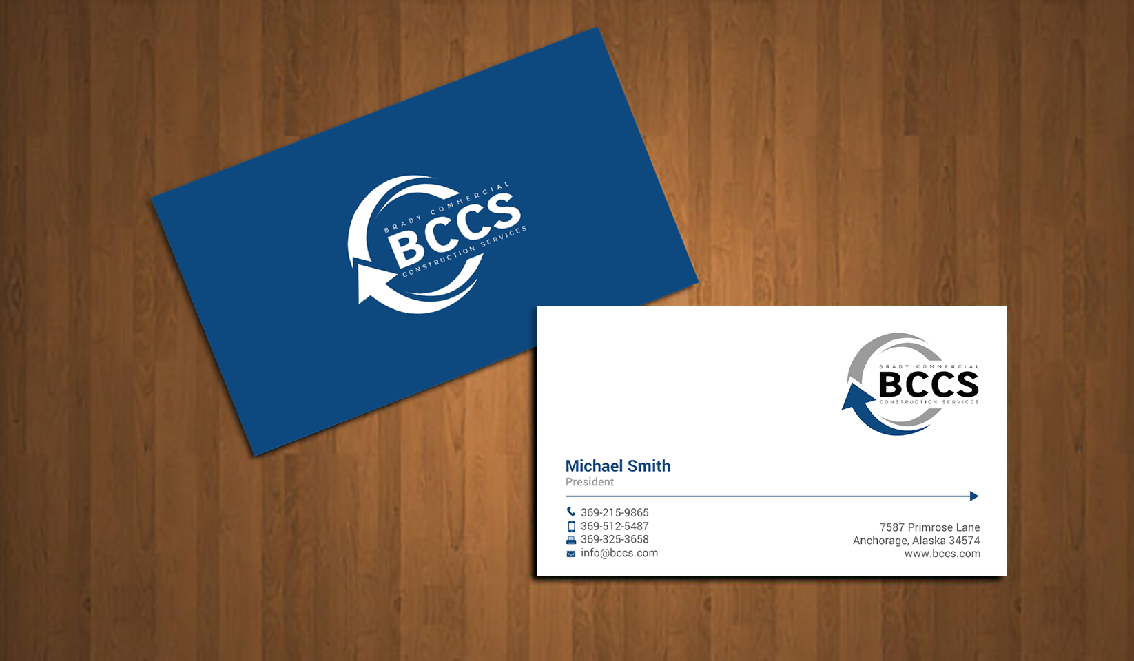 Business Card Design by chandrayaan.creative for Brady Commercial Construction Services | Design #23512430