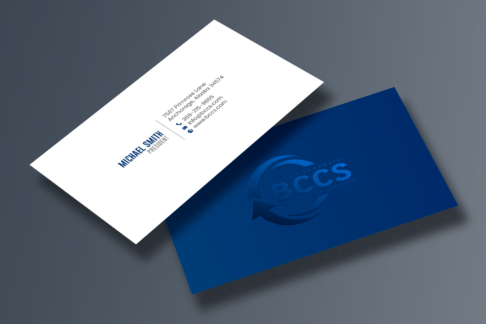 Business Card Design by chandrayaan.creative for Brady Commercial Construction Services | Design #23512435