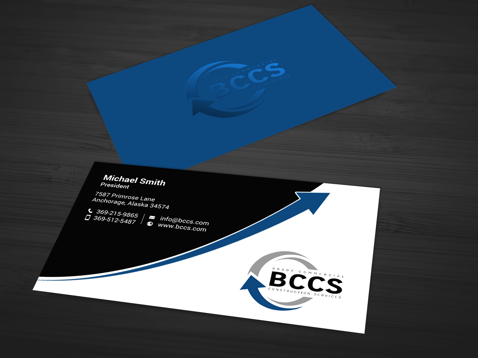 Business Card Design by chandrayaan.creative for Brady Commercial Construction Services | Design #23512437