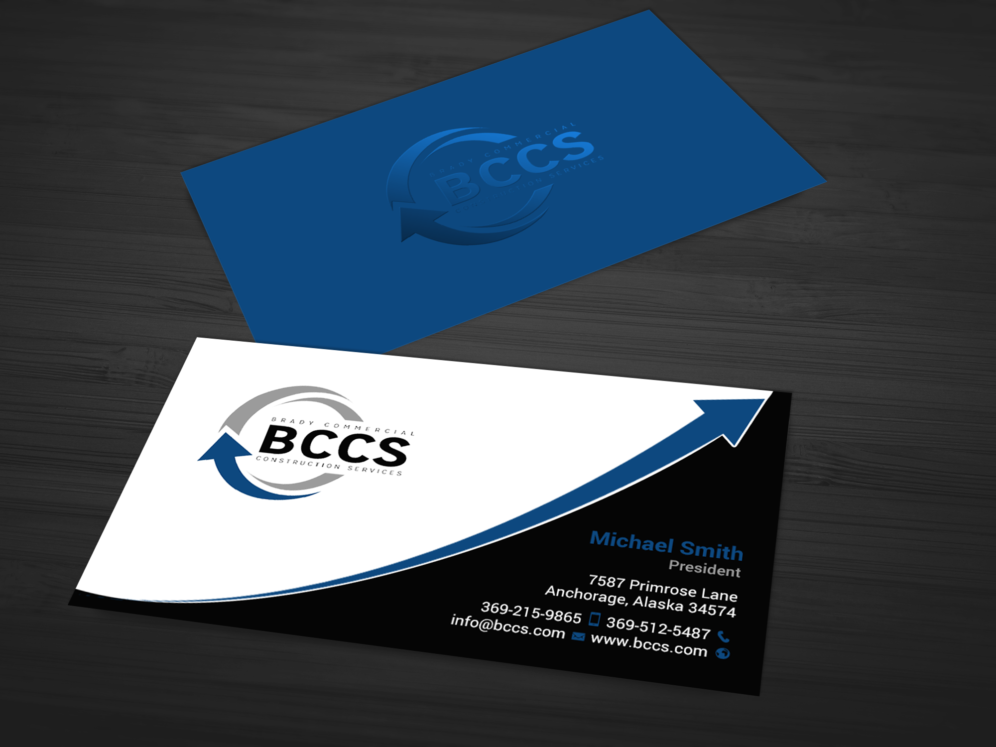 Business Card Design by chandrayaan.creative for Brady Commercial Construction Services | Design #23512439