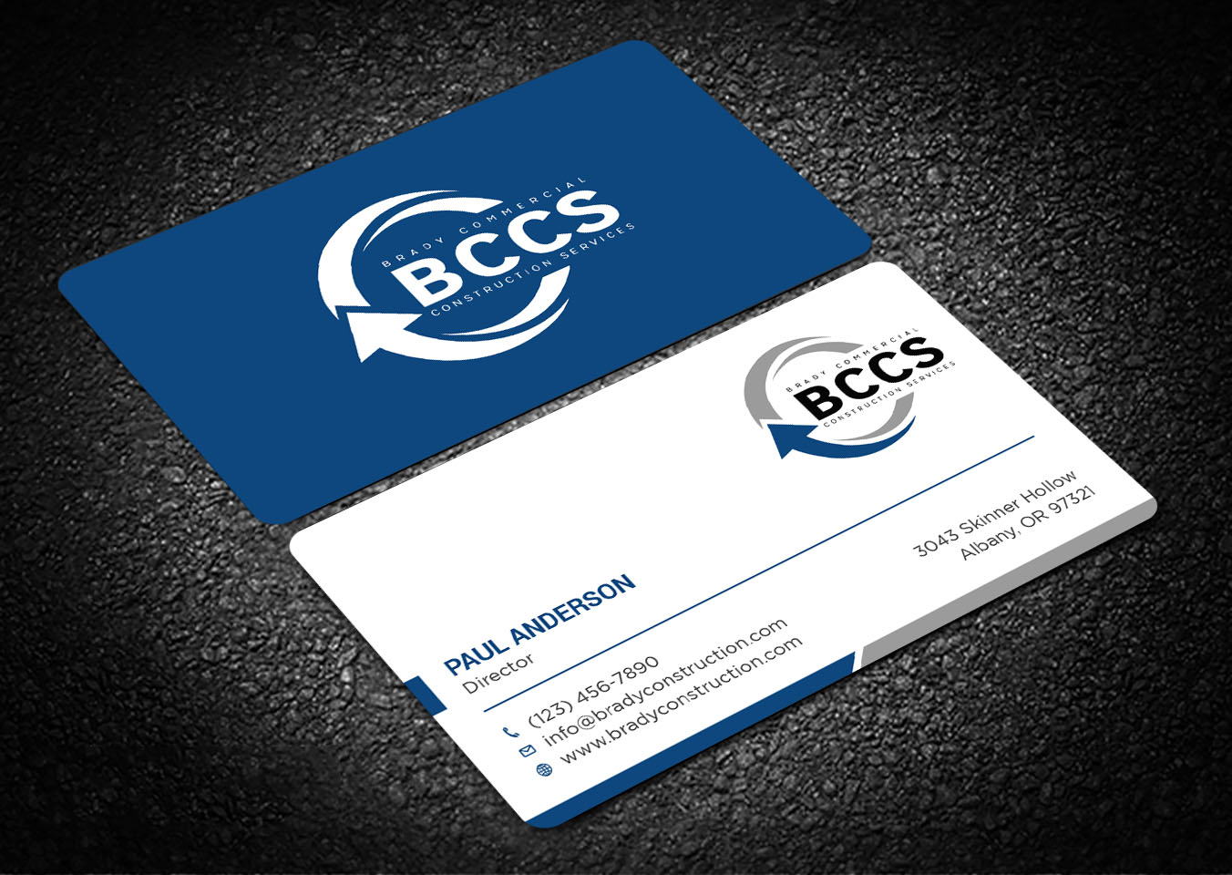 Diseño de Tarjeta de Presentación por Tripti Ranjan Gain para Brady Commercial Construction Services | Diseño #23505054