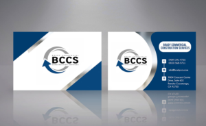 Business Card Design by Lesaba Design for Brady Commercial Construction Services | Design #23500439
