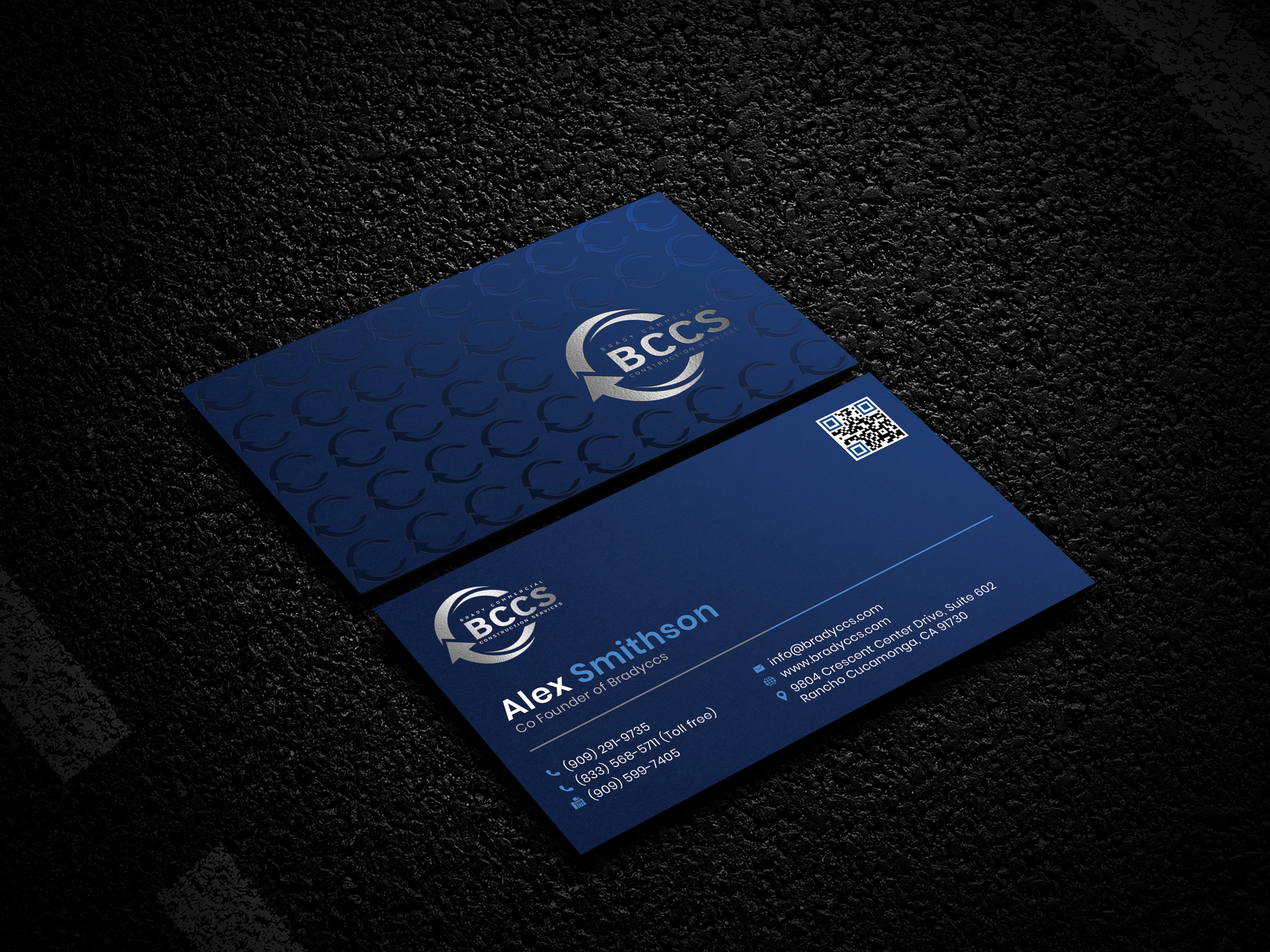 Business Card Design by Soma.Debnath for Brady Commercial Construction Services | Design #23533130