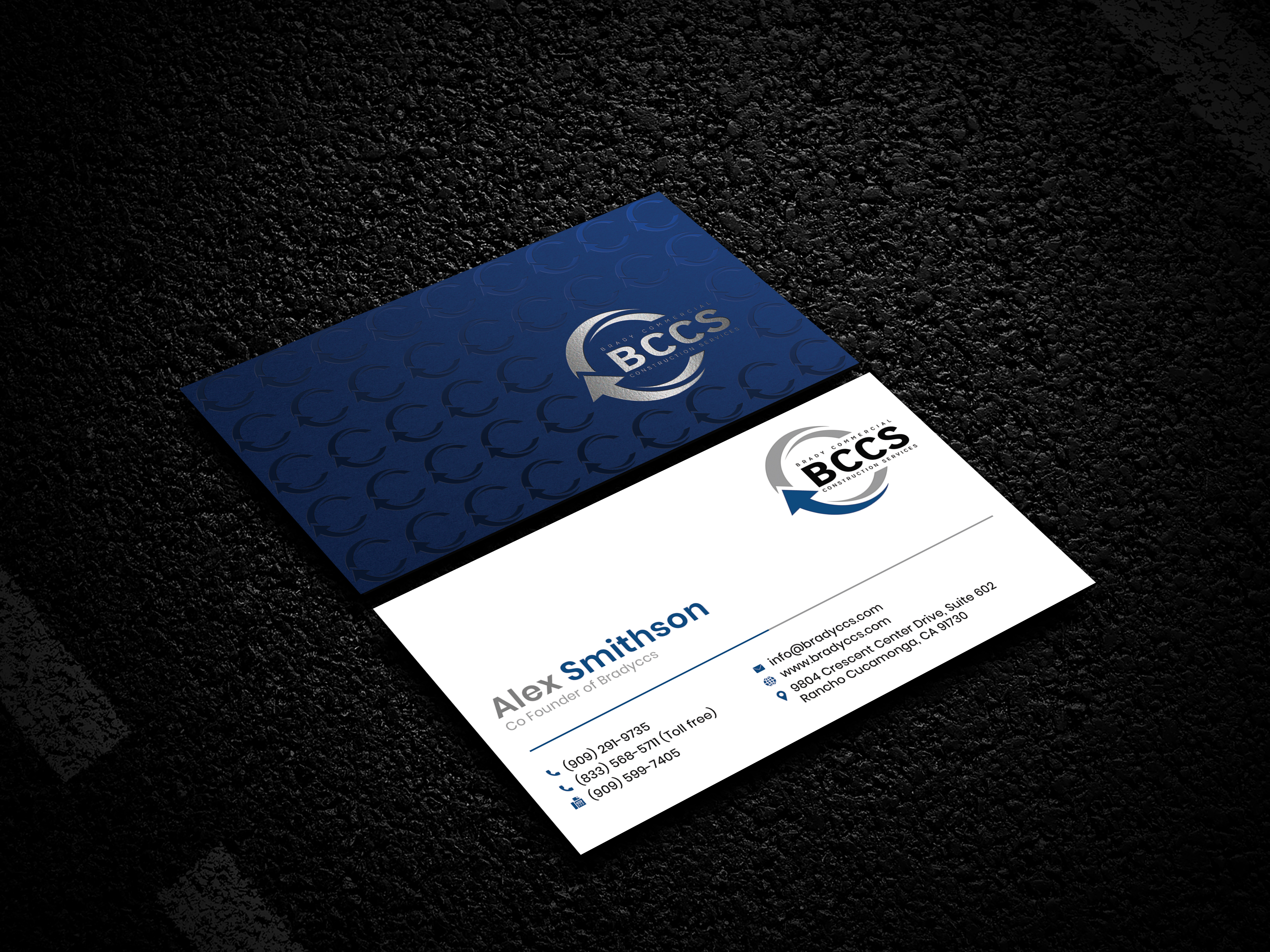 Business Card Design by Soma.Debnath for Brady Commercial Construction Services | Design #23533263