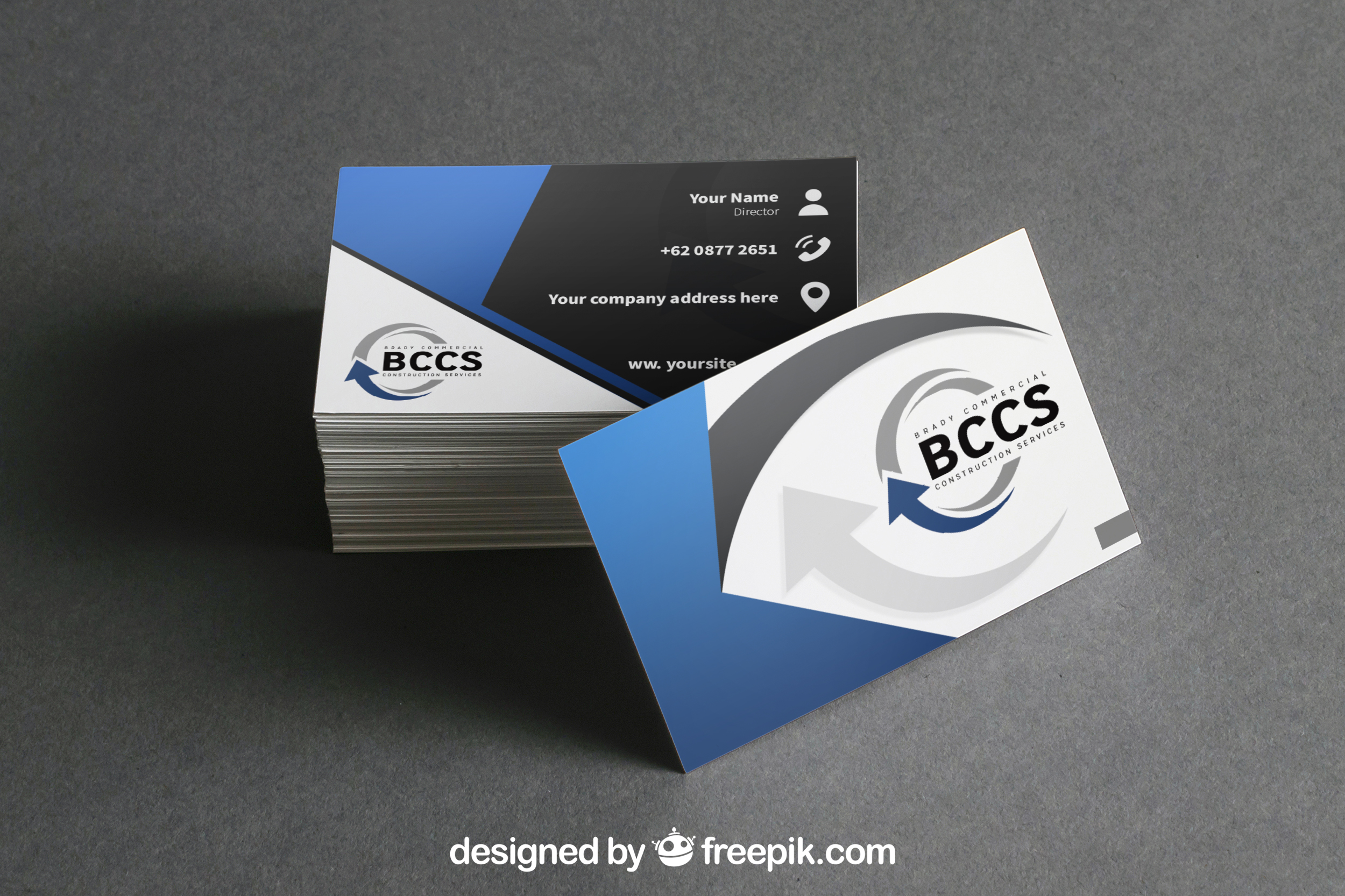 Business Card Design by girihan for Brady Commercial Construction Services | Design #23500569