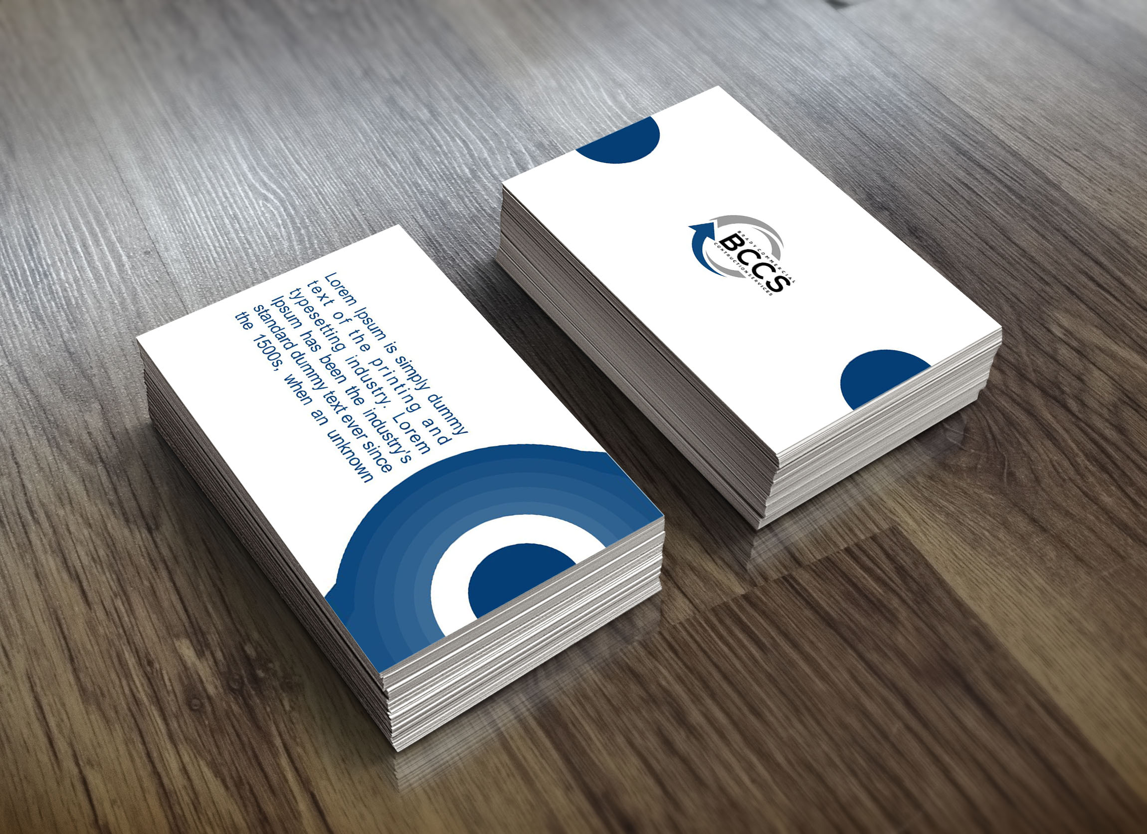 Business Card Design by aidea19 for Brady Commercial Construction Services | Design #23505073