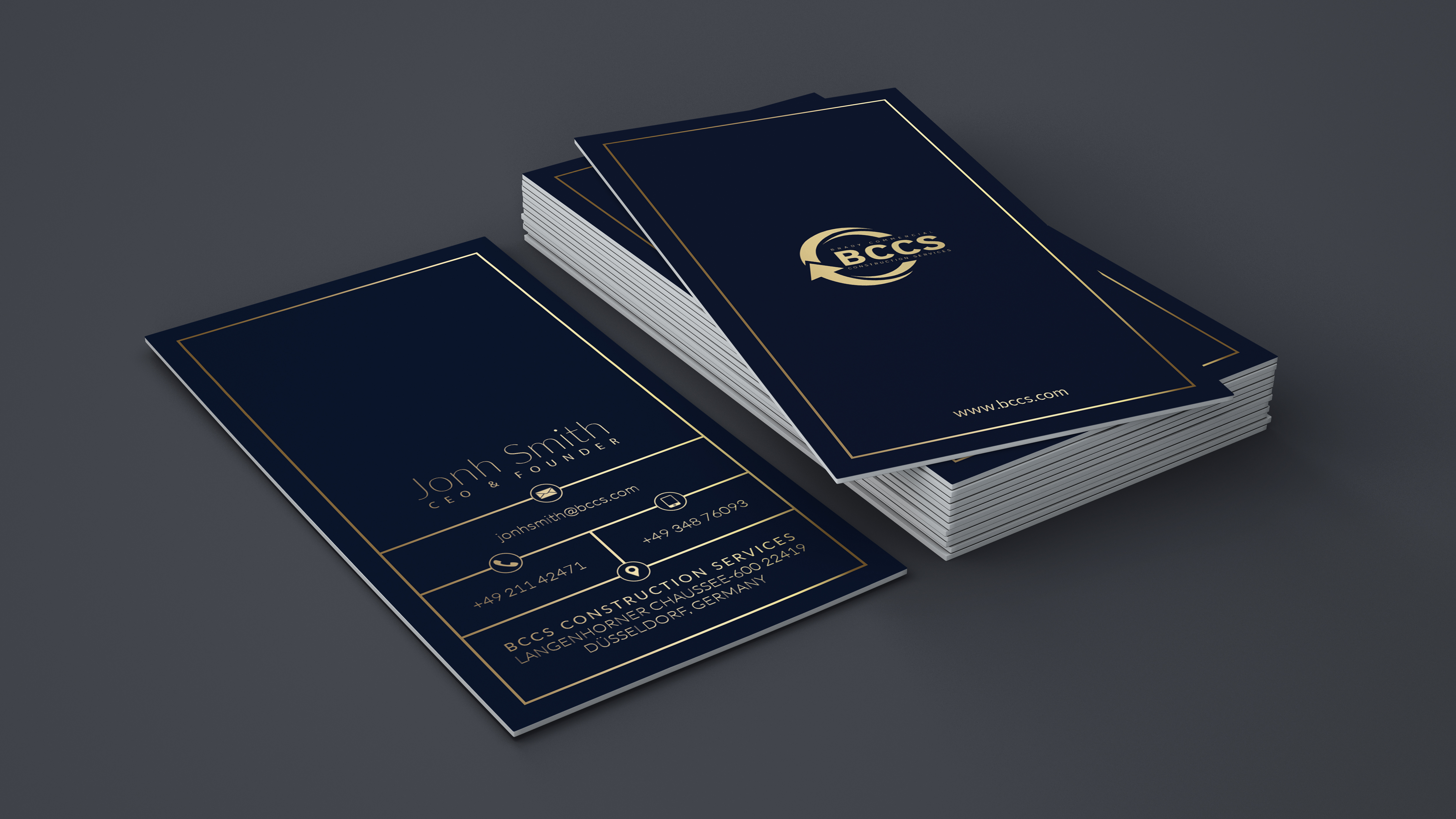 Design de Carte de Visite par Sagarhossain.sm pour Brady Commercial Construction Services | Design #23551896