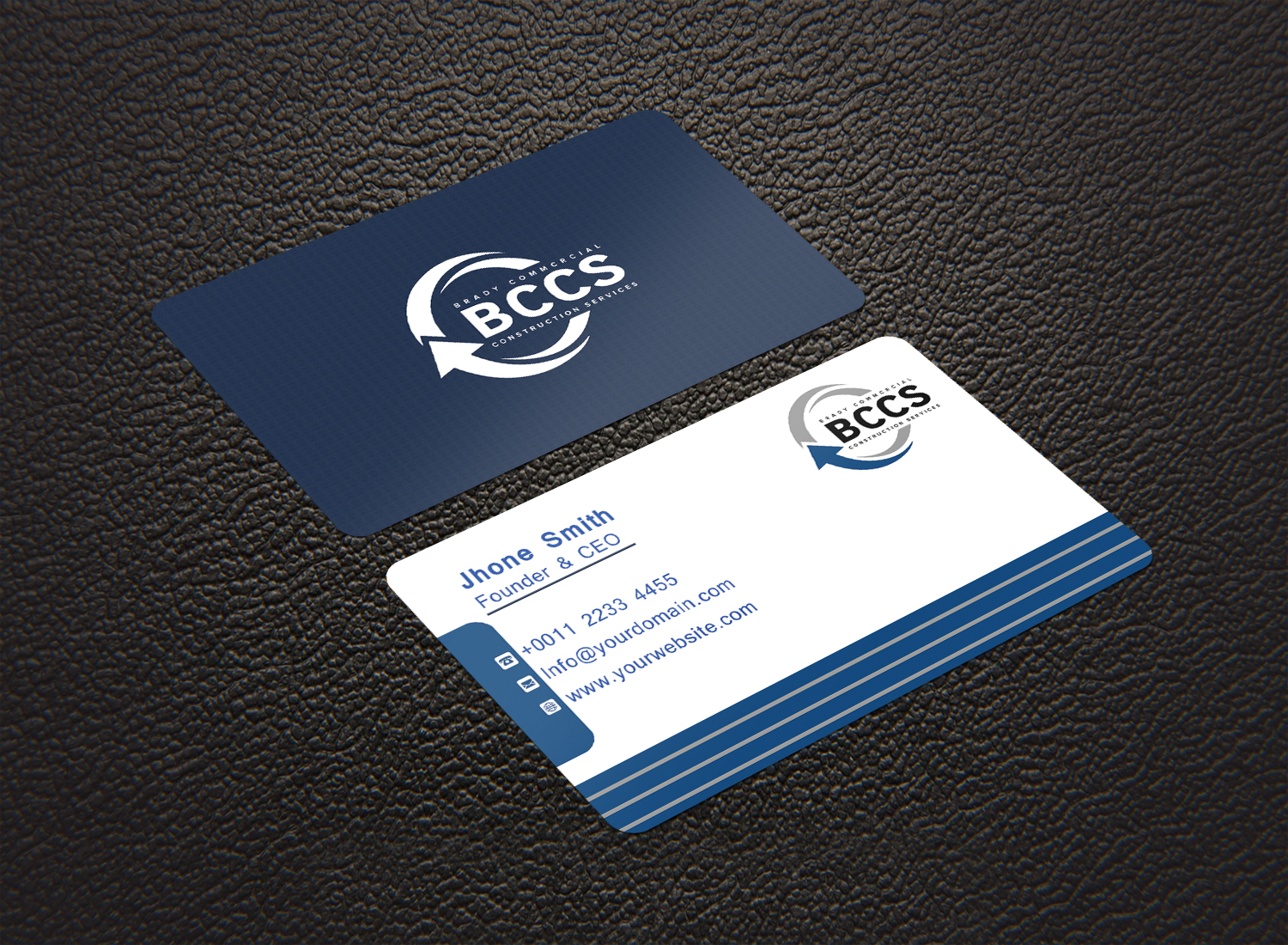 Design de Carte de Visite par Graphics Design Help pour Brady Commercial Construction Services | Design #23520073
