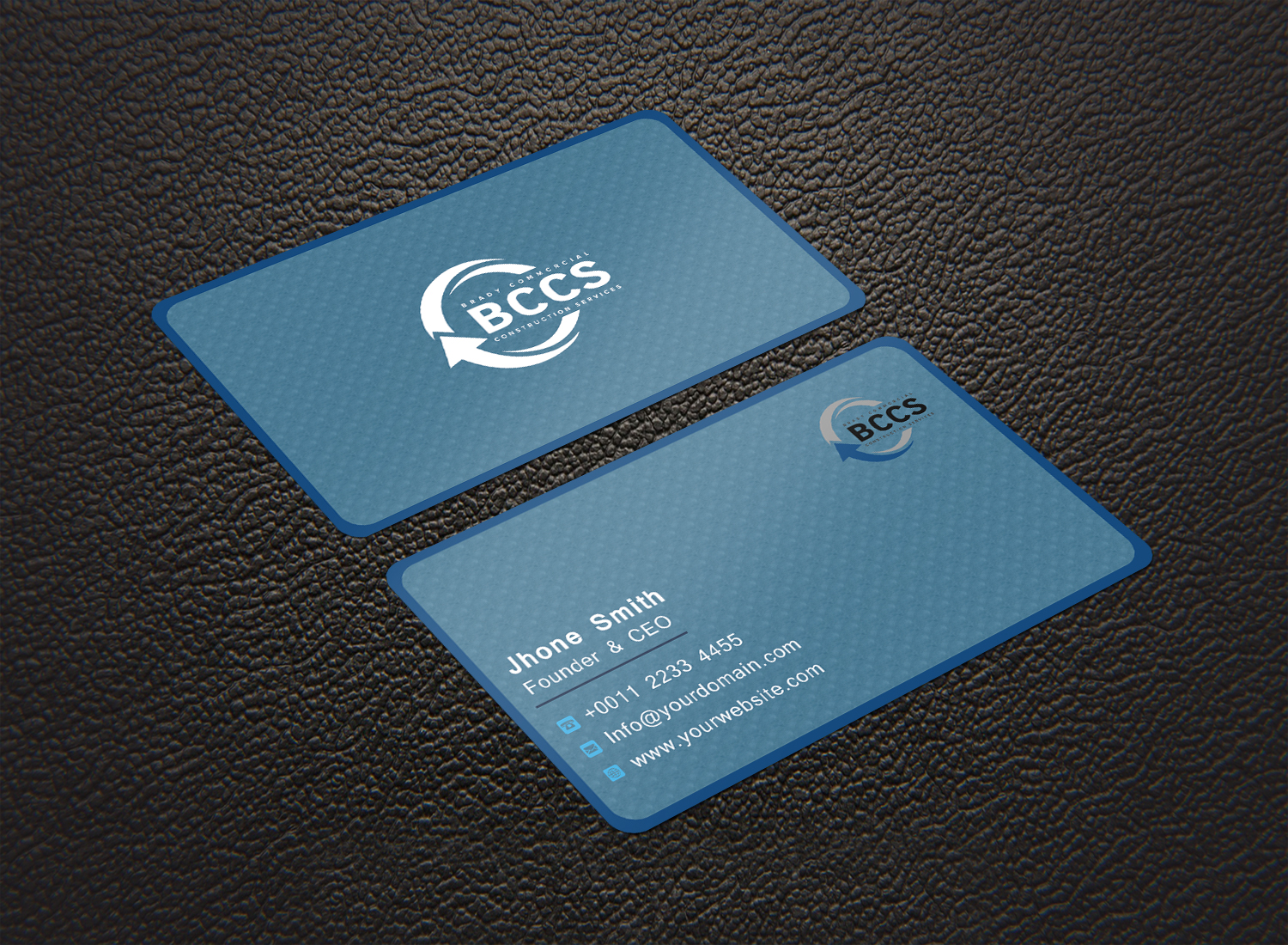 Diseño de Tarjeta de Presentación por Graphics Design Help para Brady Commercial Construction Services | Diseño #23520075