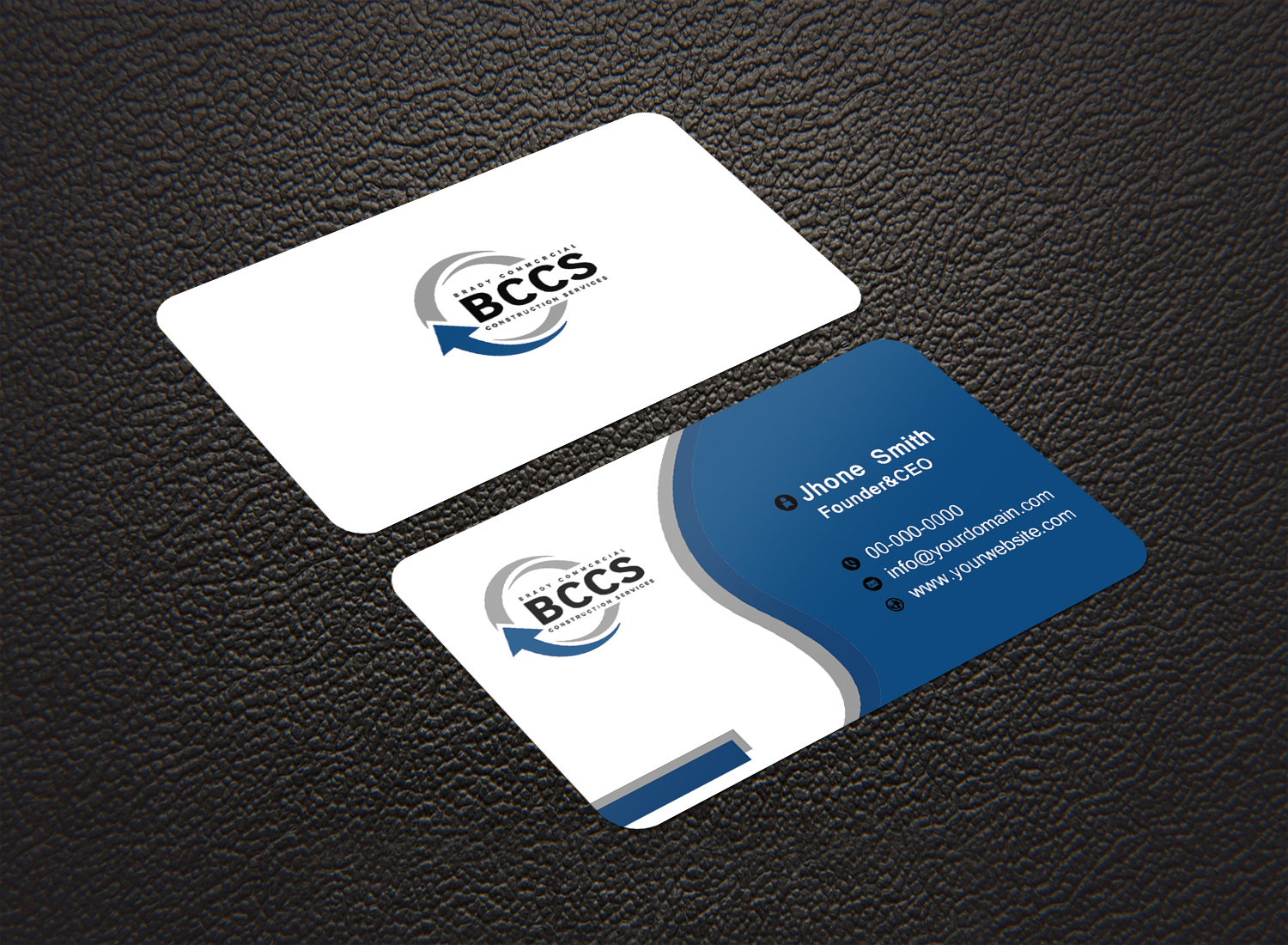 Business Card Design by Graphics Design Help for Brady Commercial Construction Services | Design #23520086