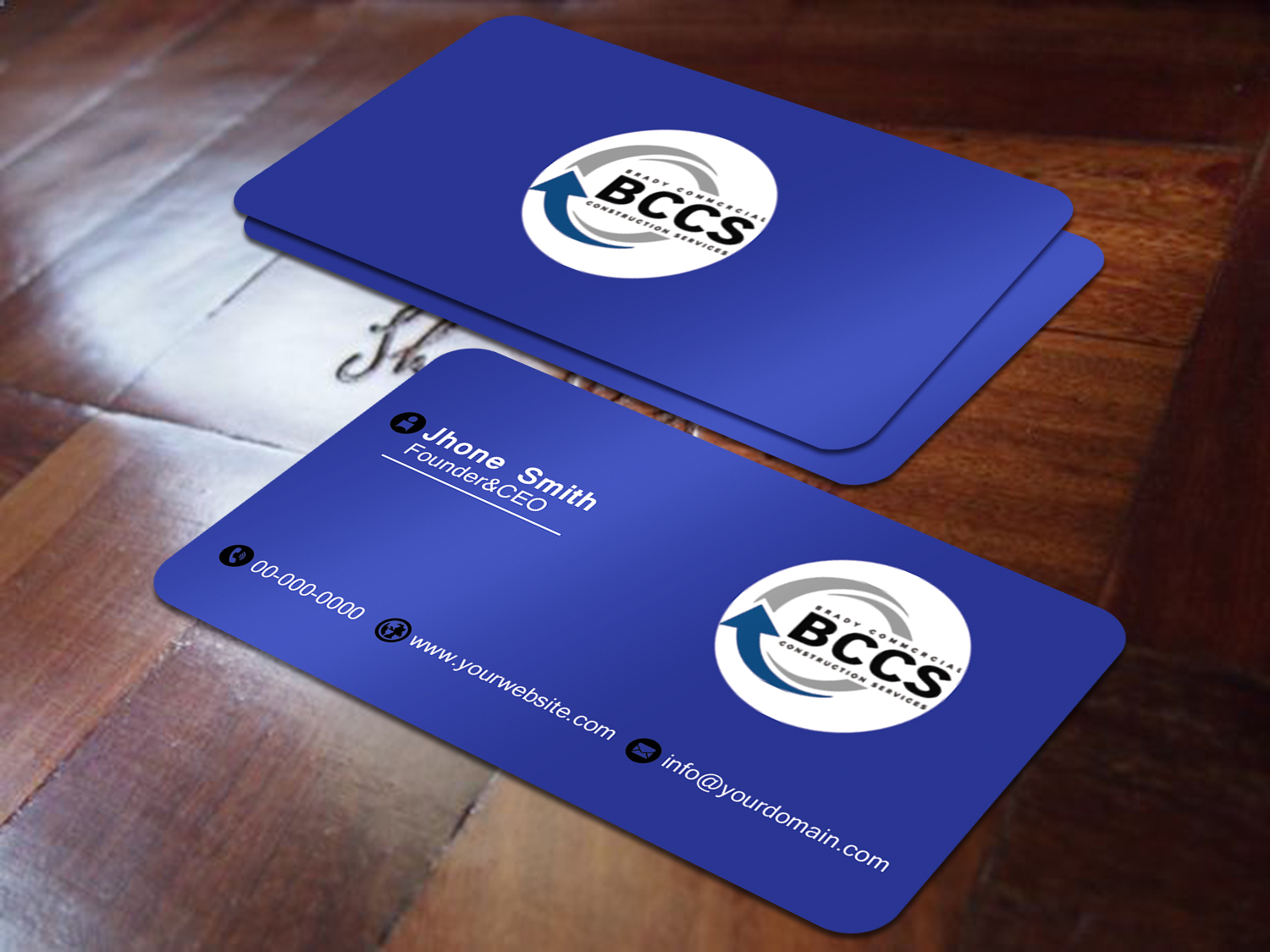 Business Card Design by Graphics Design Help for Brady Commercial Construction Services | Design #23520096