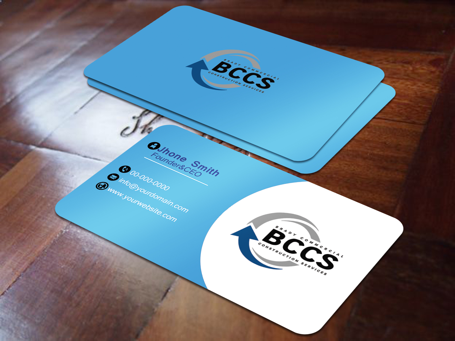 Business Card Design by Graphics Design Help for Brady Commercial Construction Services | Design #23520097