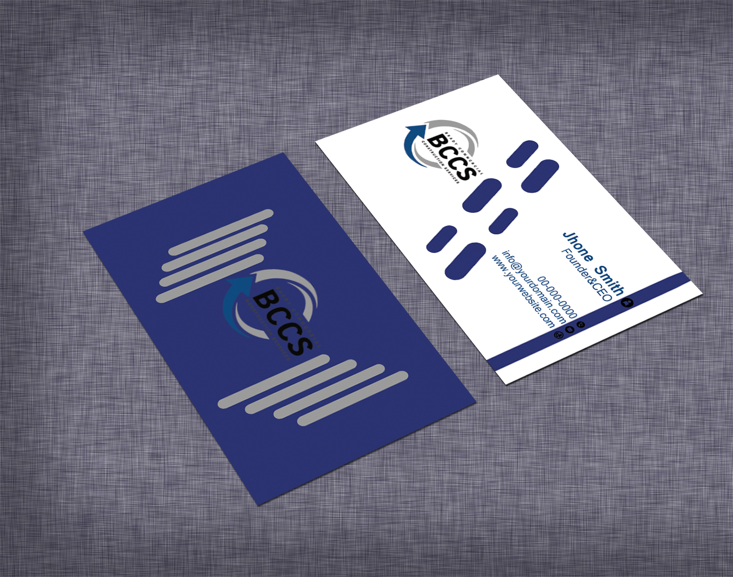 Business Card Design by Graphics Design Help for Brady Commercial Construction Services | Design #23520110