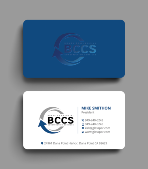 Business Card Design by DesignShout for Brady Commercial Construction Services | Design: #23539612