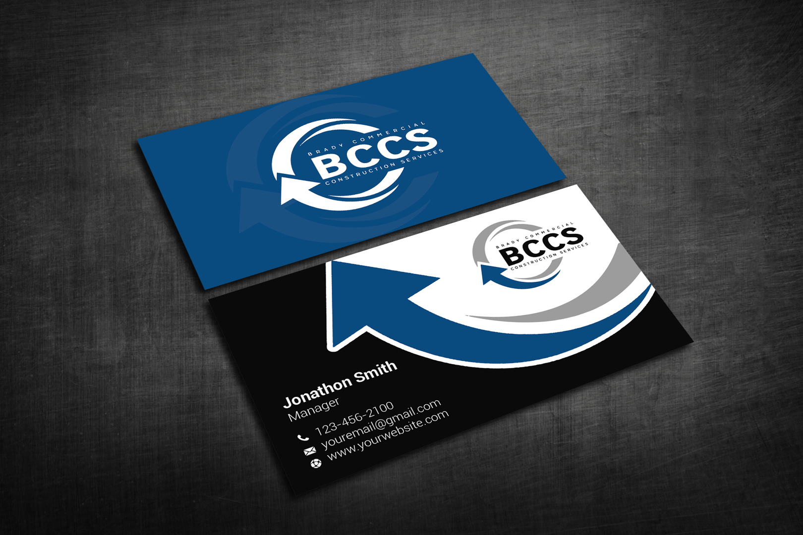Business Card Design by Imagine design000 for Brady Commercial Construction Services | Design #23512817