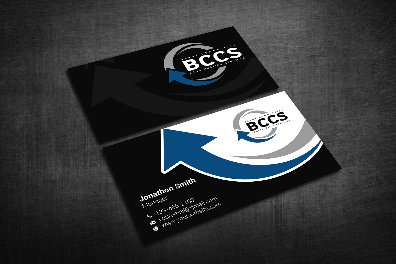 Business Card Design by Imagine design000 for Brady Commercial Construction Services | Design #23512823