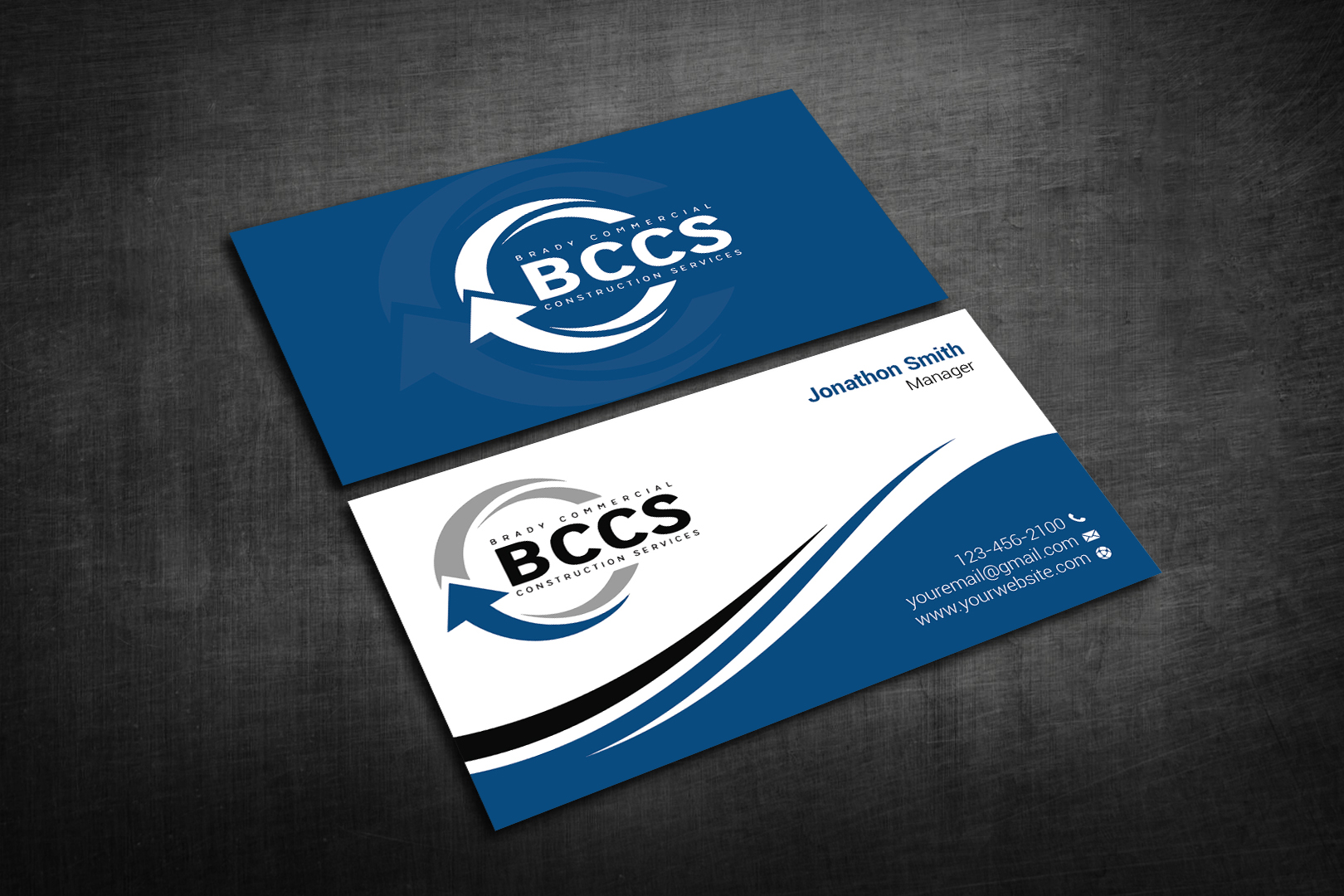 Business Card Design by Imagine design000 for Brady Commercial Construction Services | Design #23512834