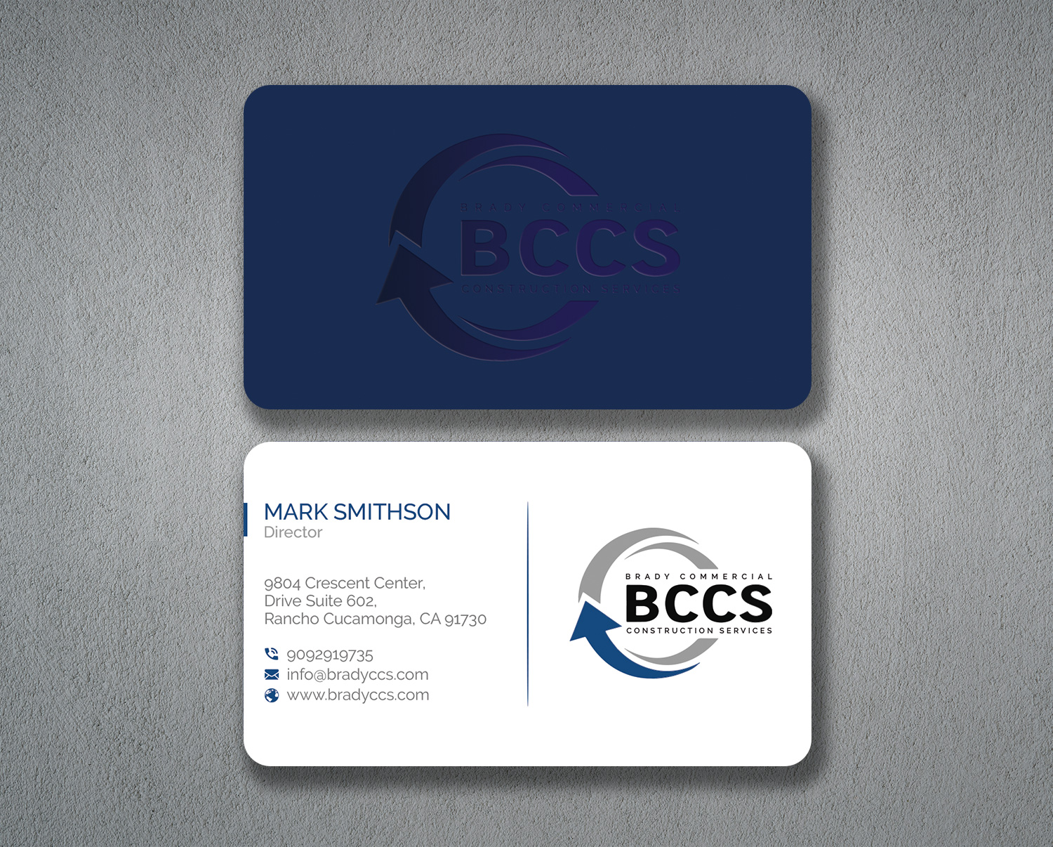 Business Card Design by nurulhasan.iou for Brady Commercial Construction Services | Design #23509938