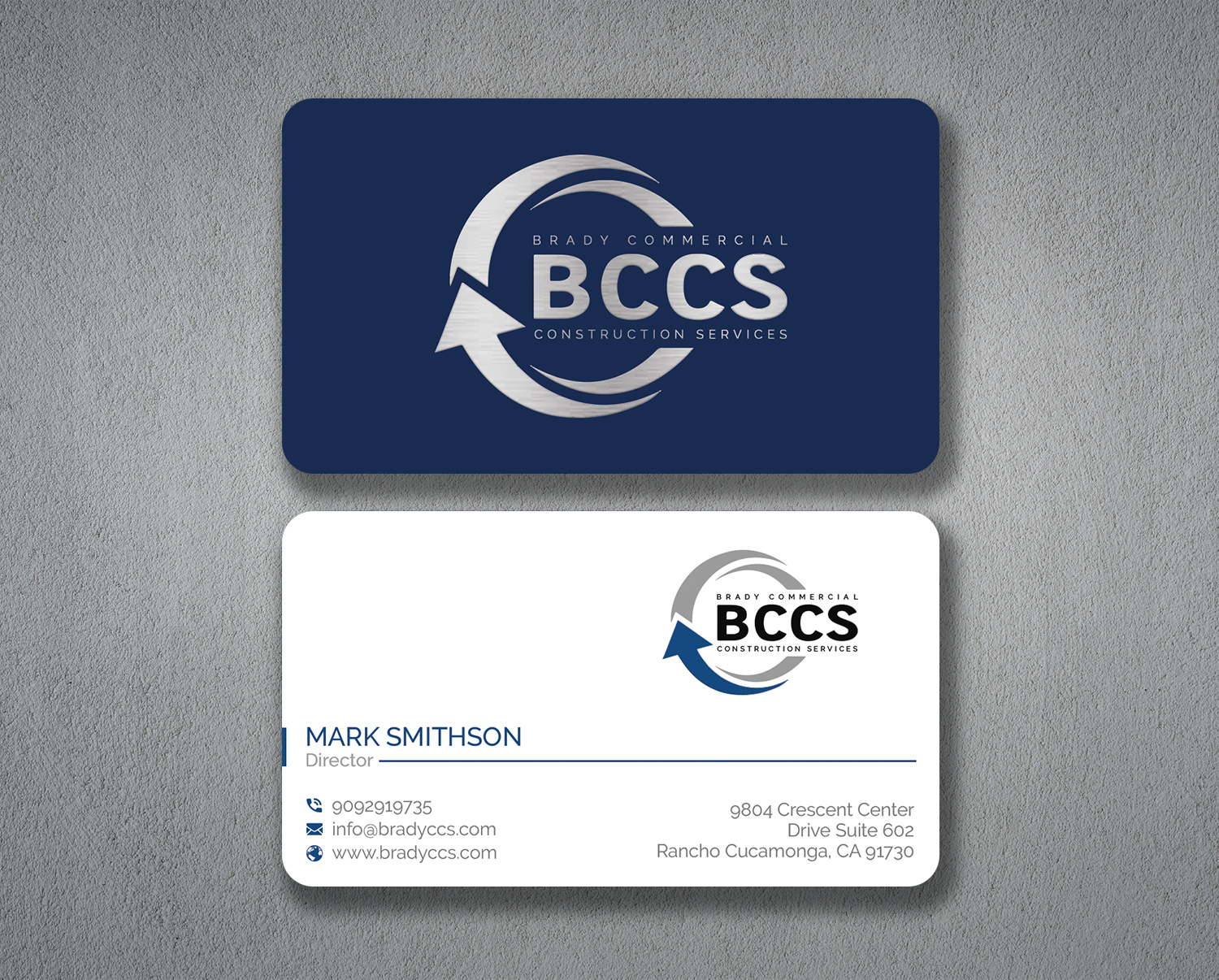 Business Card Design by nurulhasan.iou for Brady Commercial Construction Services | Design #23549460