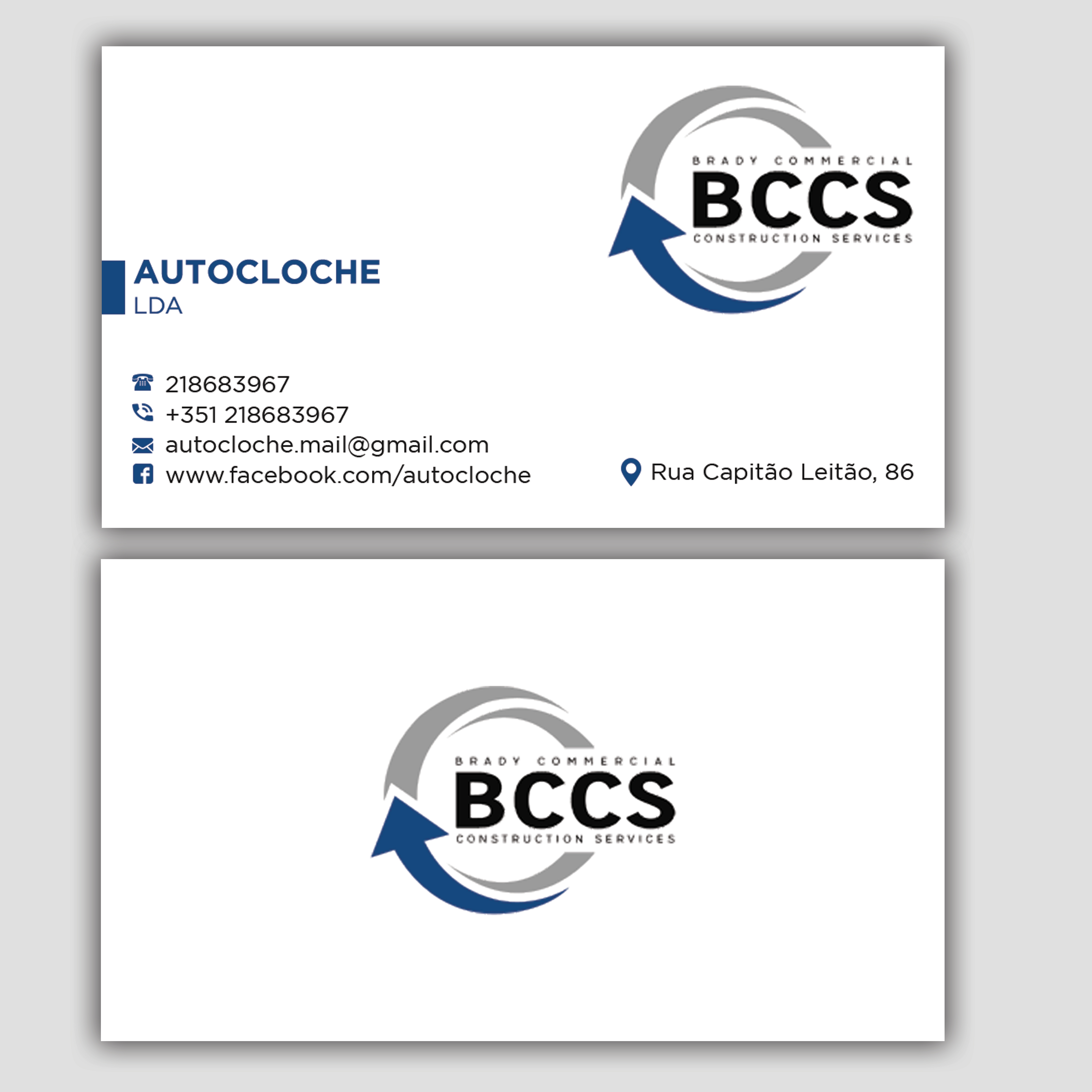 Business Card Design by Abdul Jalil for Brady Commercial Construction Services | Design #23511060