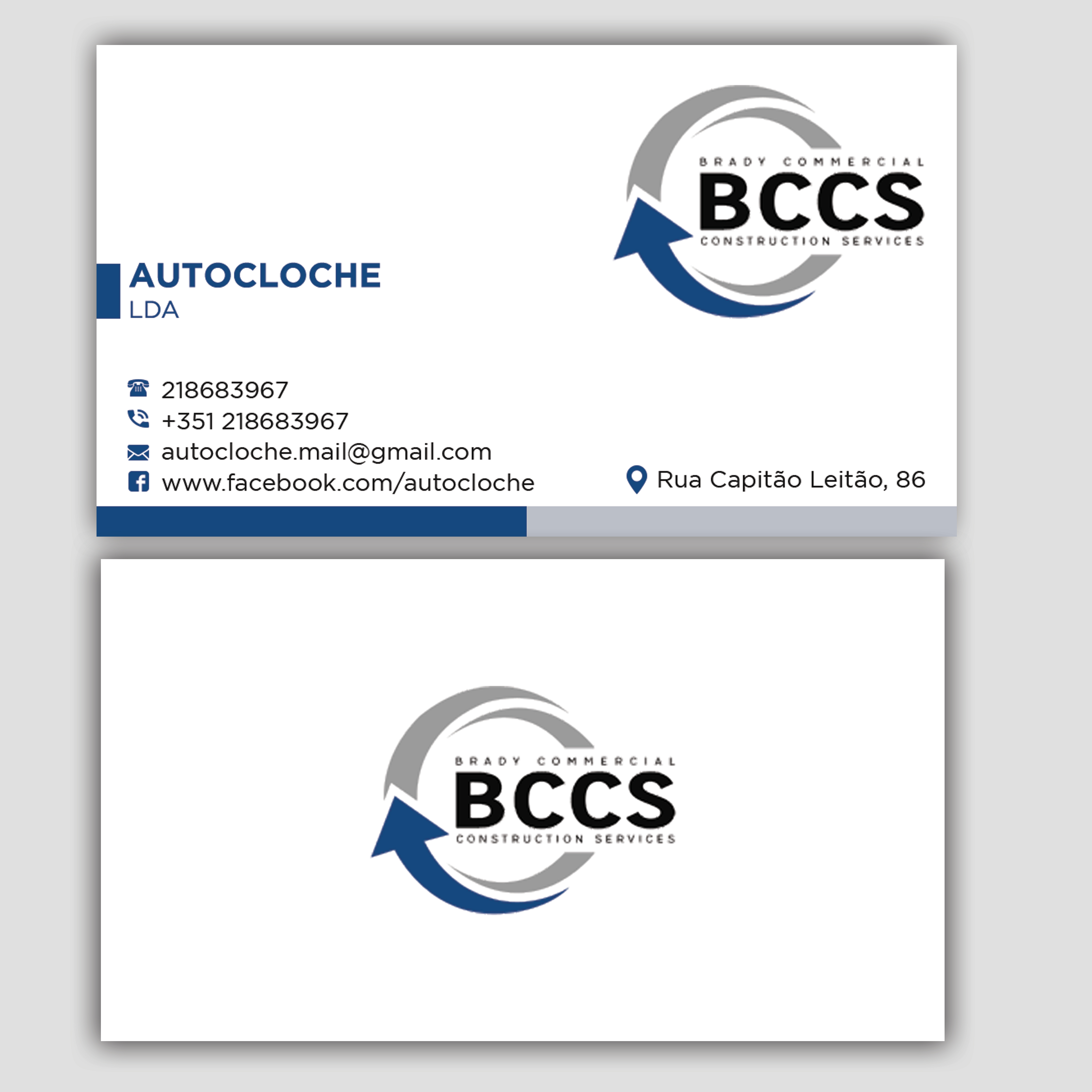 Business Card Design by Abdul Jalil for Brady Commercial Construction Services | Design #23511205