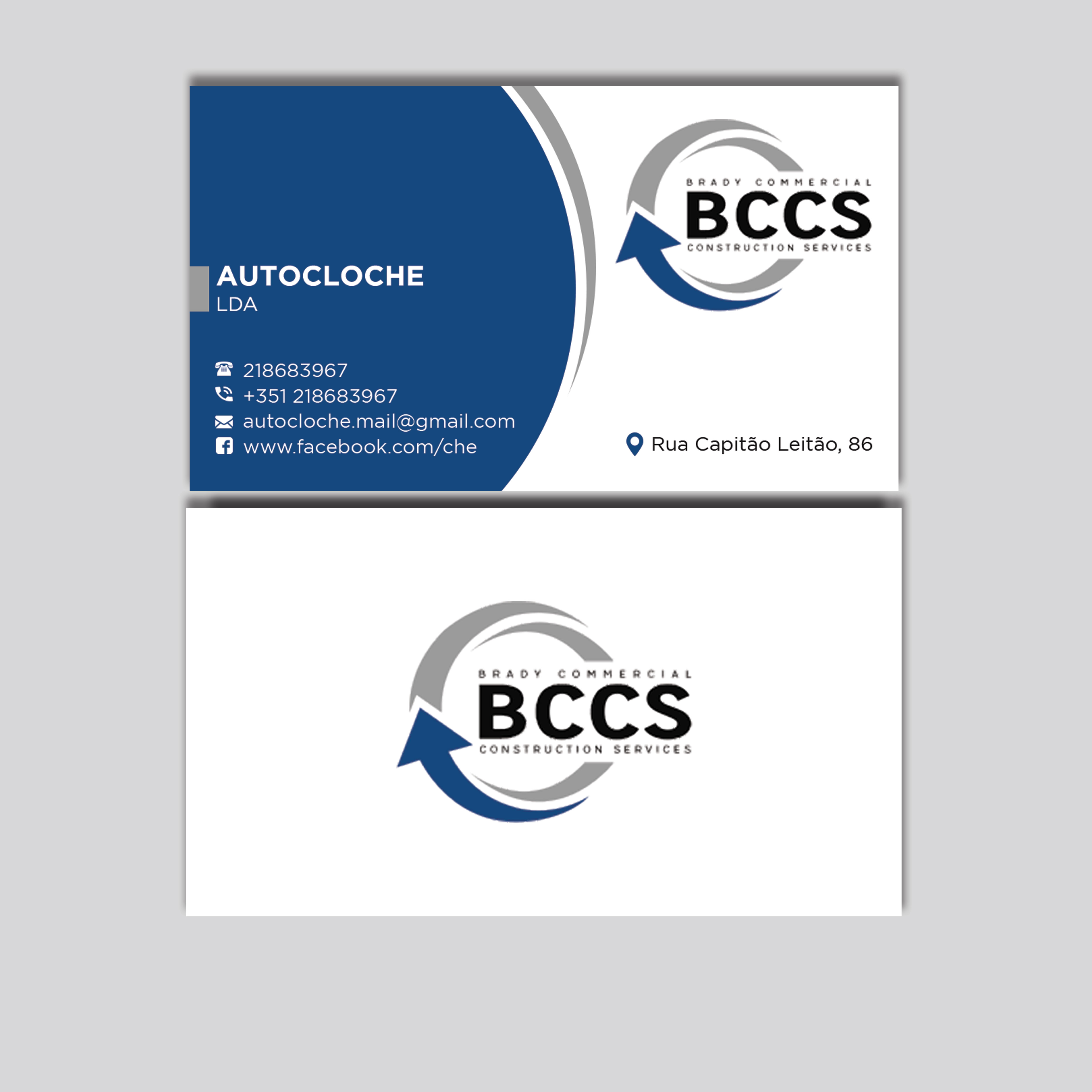 Diseño de Tarjeta de Presentación por Abdul Jalil para Brady Commercial Construction Services | Diseño #23528446