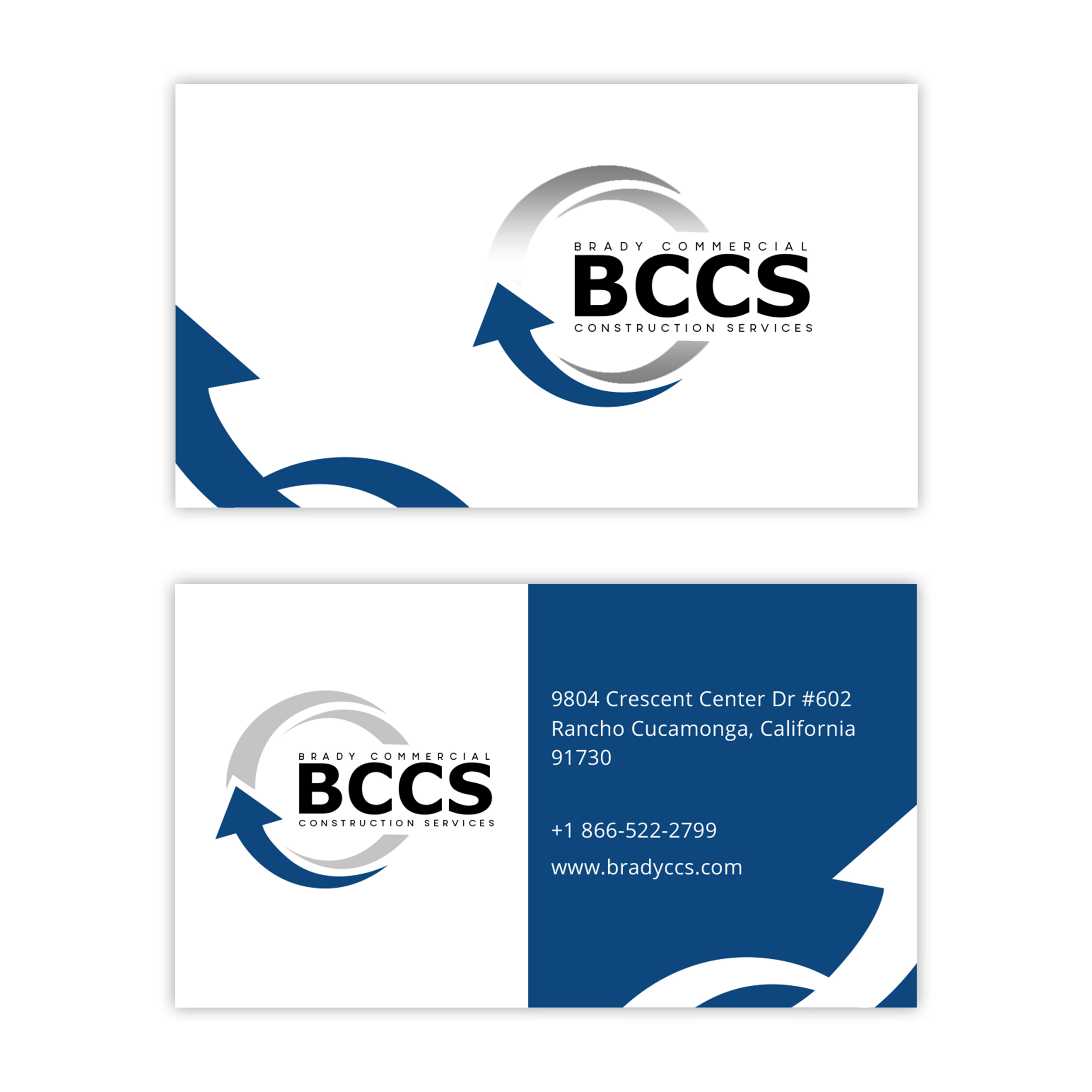 Business Card Design by paukwander for Brady Commercial Construction Services | Design #23510991