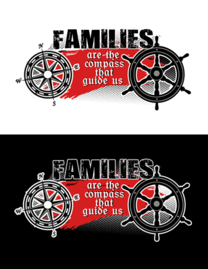 family | T-shirt Design by NILDesigns