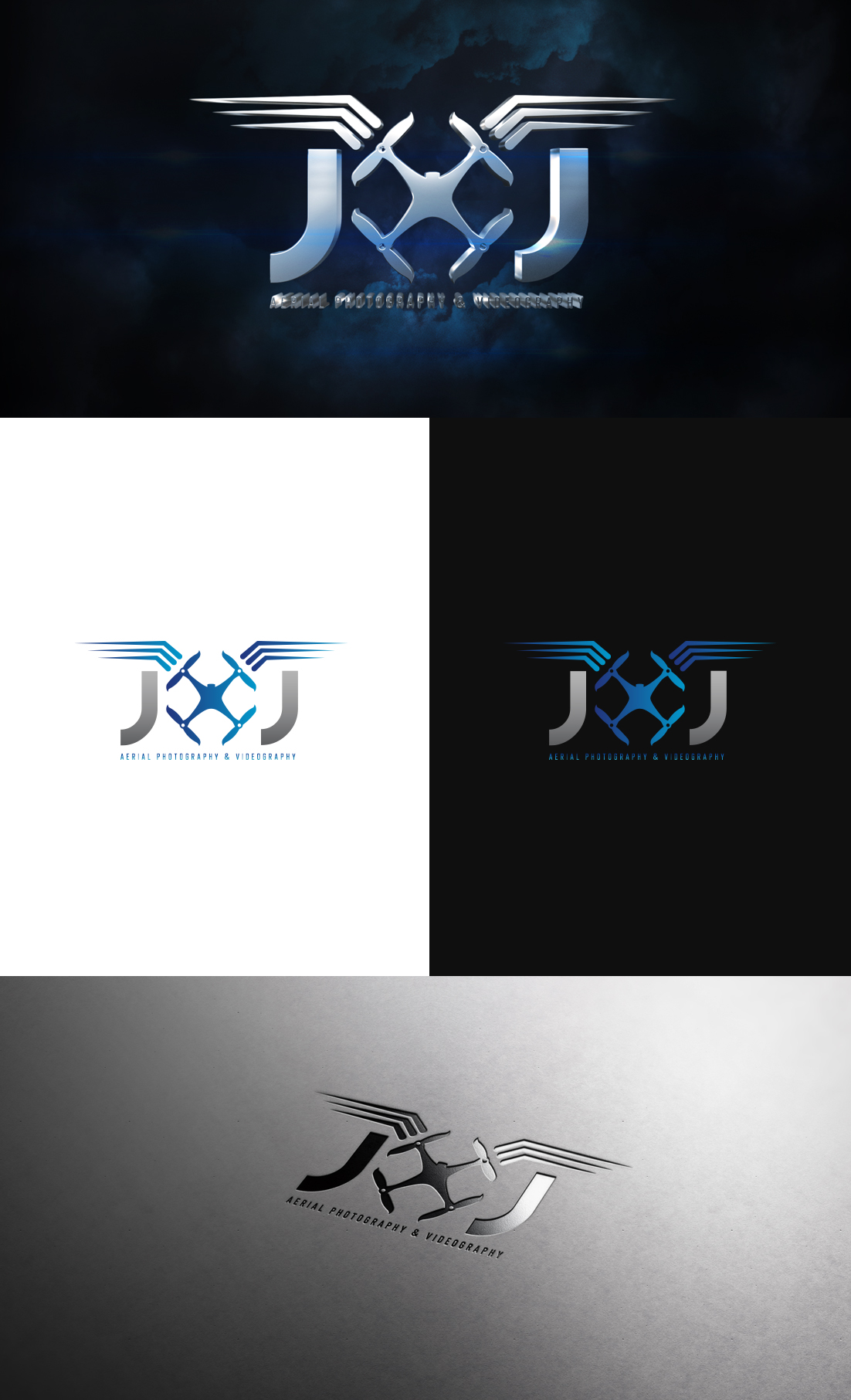 Logo Design by GLDesigns for J&J Aerial Photography | Design #23504342