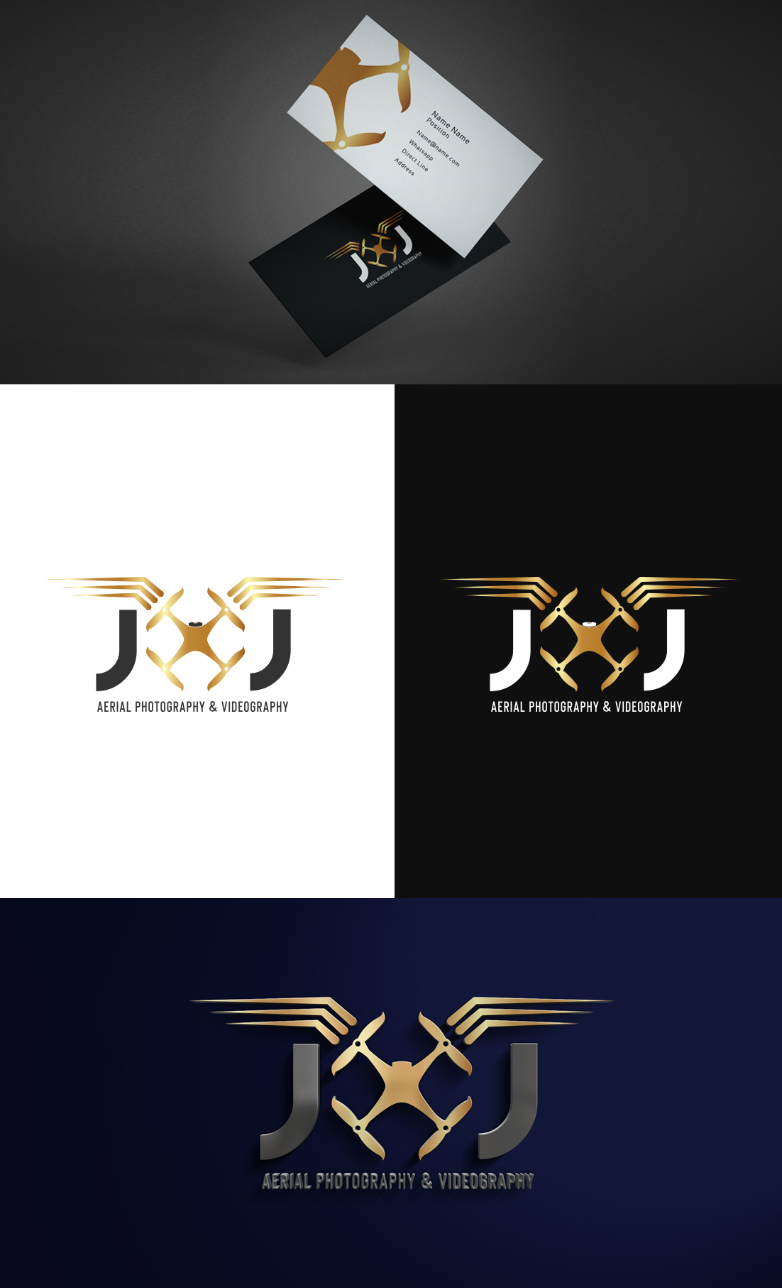 Logo Design by GLDesigns for J&J Aerial Photography | Design #23531117