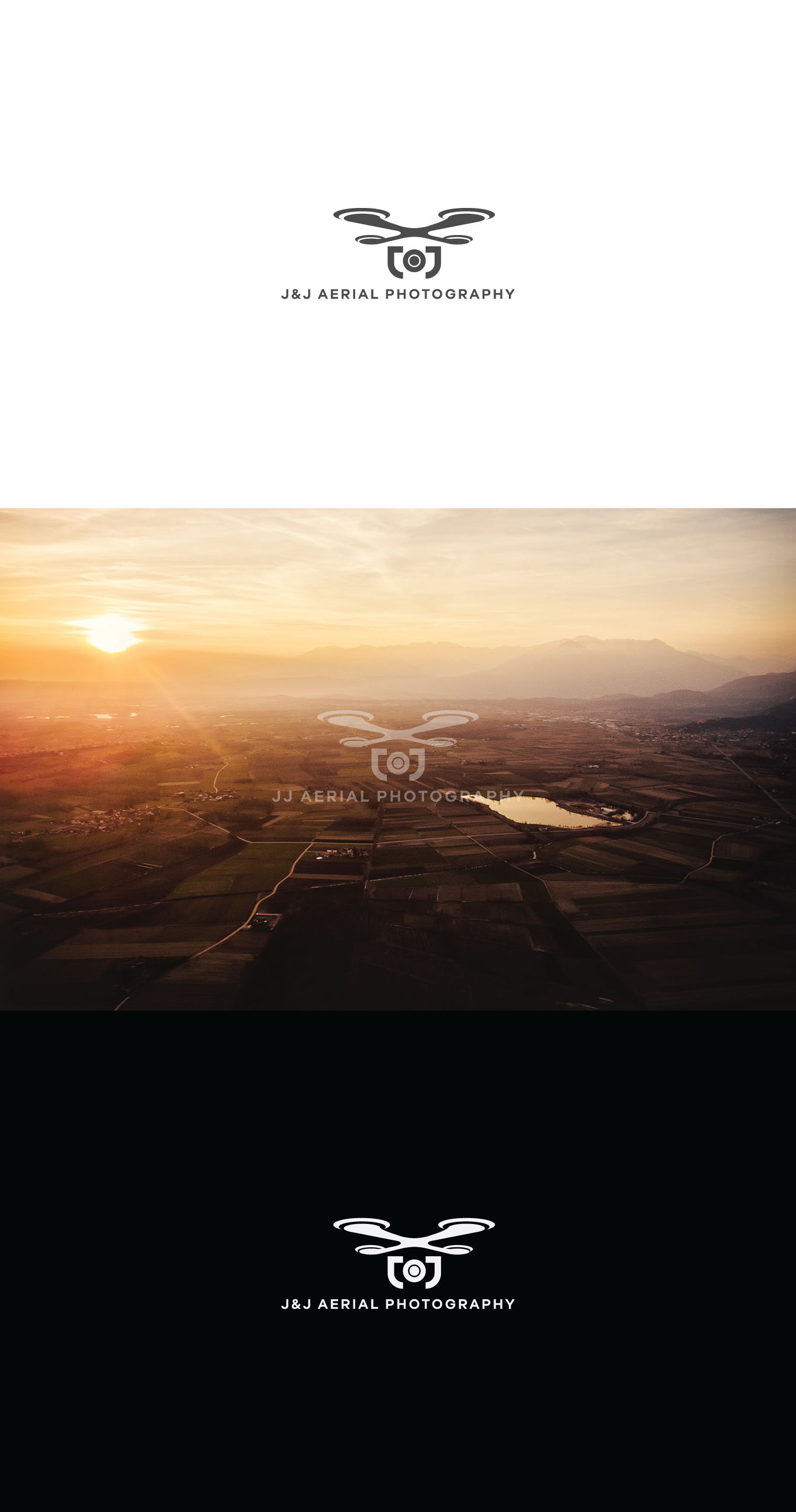 Logo Design by bayoemay for J&J Aerial Photography | Design #23504190