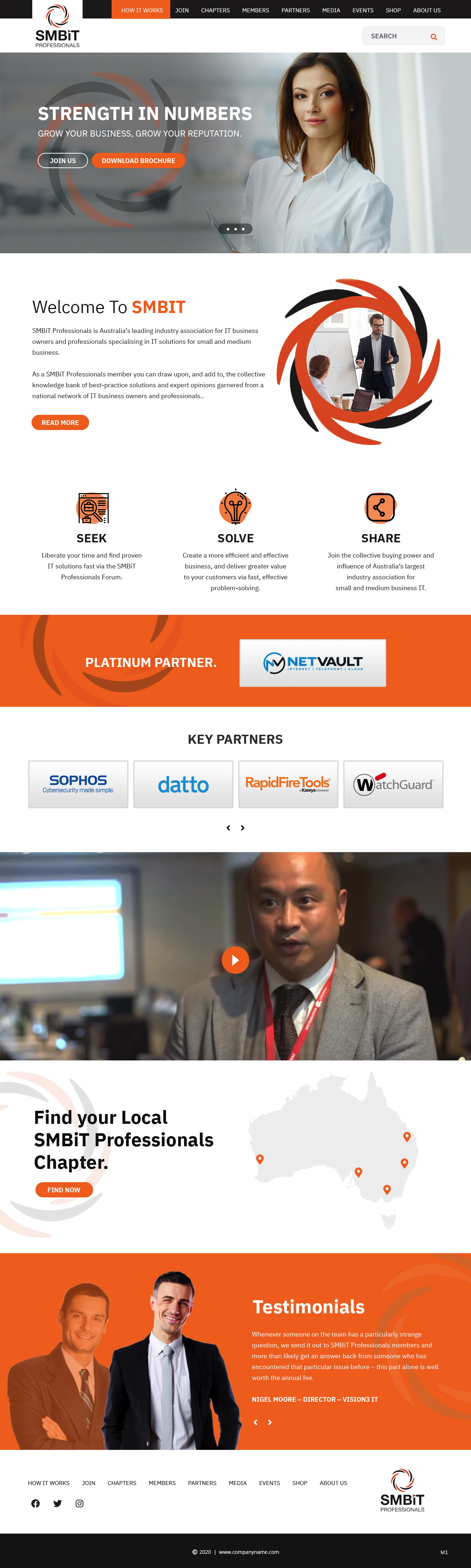 Wordpress Design by pb for SMBiT Professionals | Design #23513709