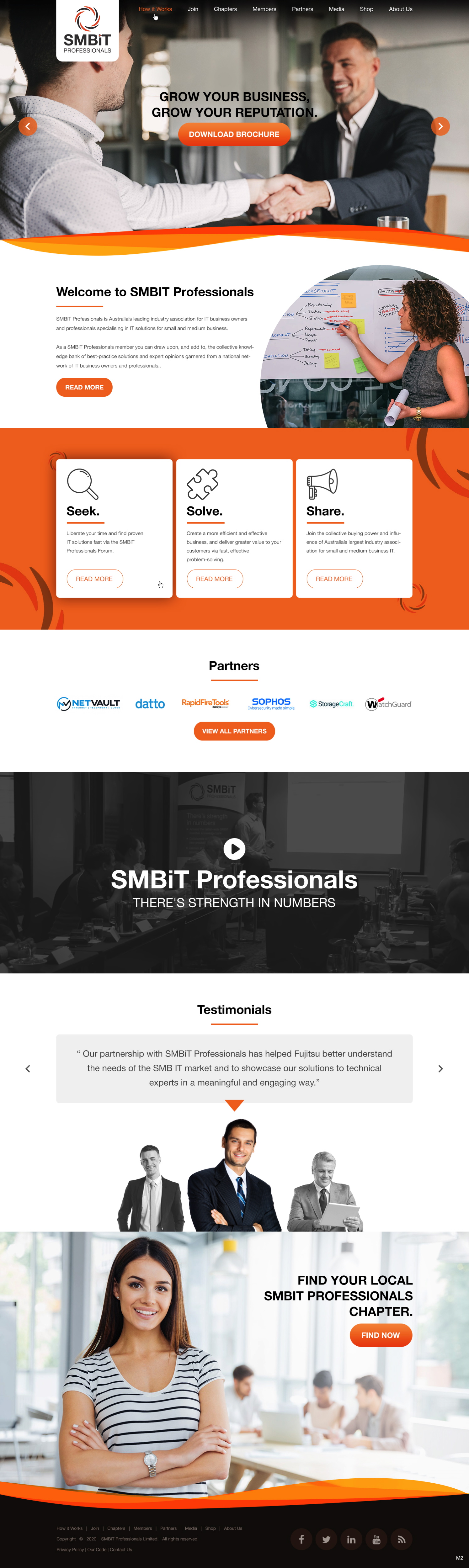 Wordpress Design by pb for SMBiT Professionals | Design #23513710